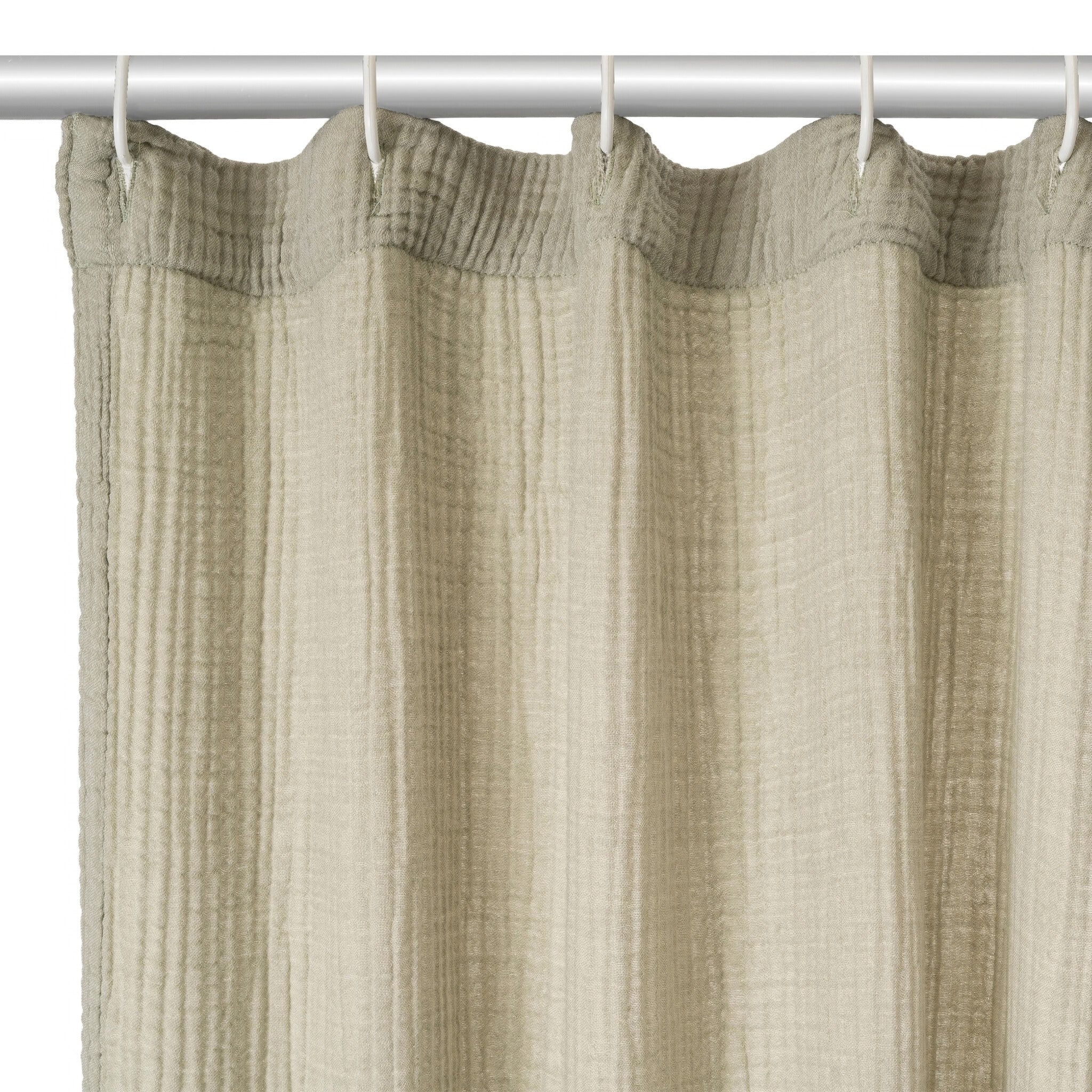 Soho Supersoft 4-Layer Cotton Gauze Shower Curtain