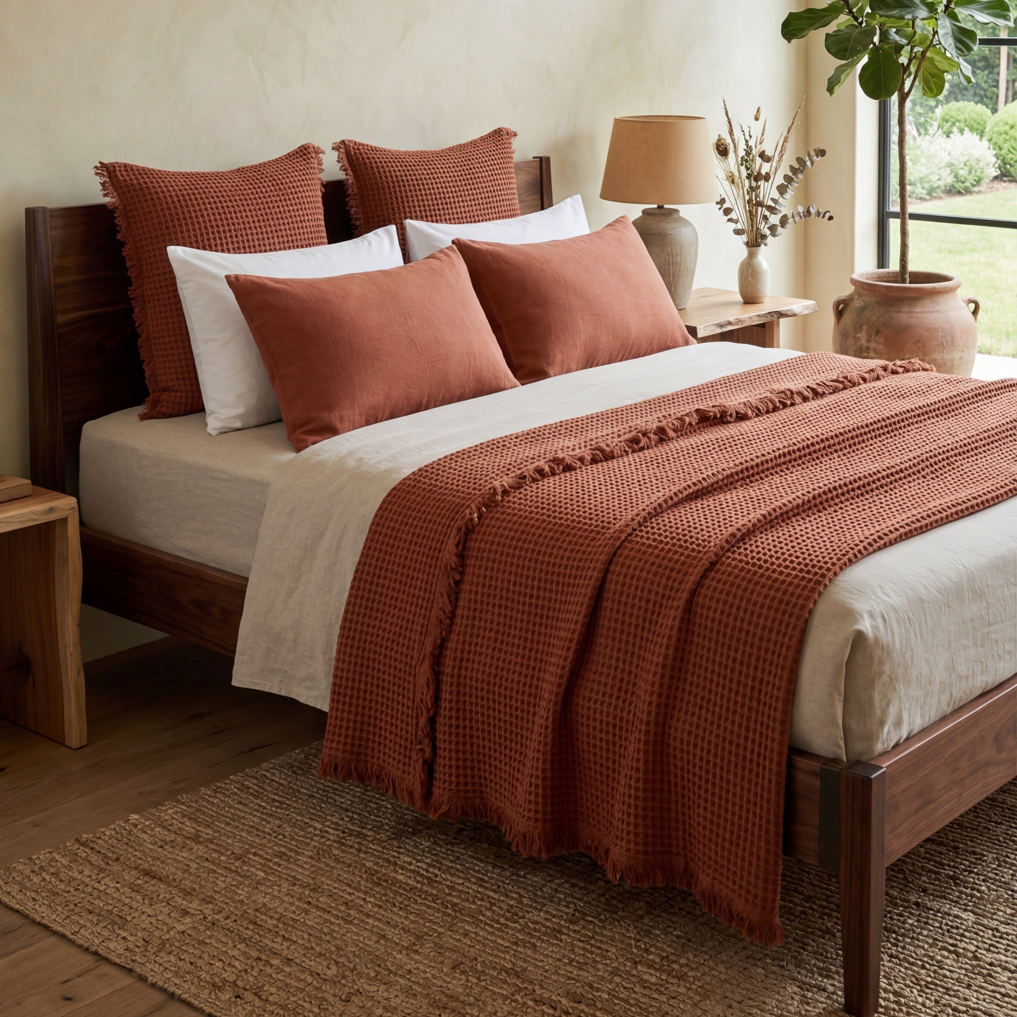 Waffle Turkish Cotton Blanket