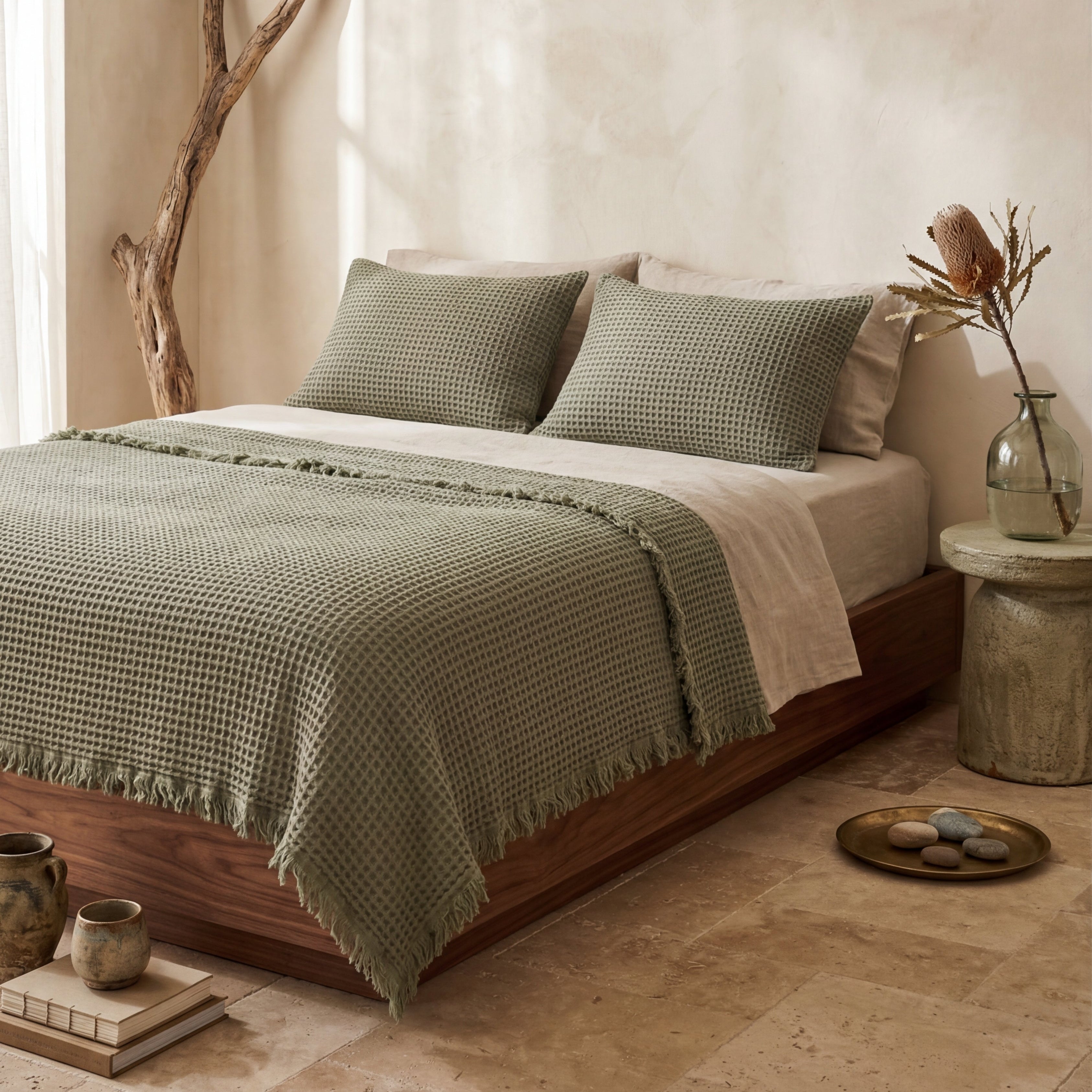 Waffle Turkish Cotton Blanket
