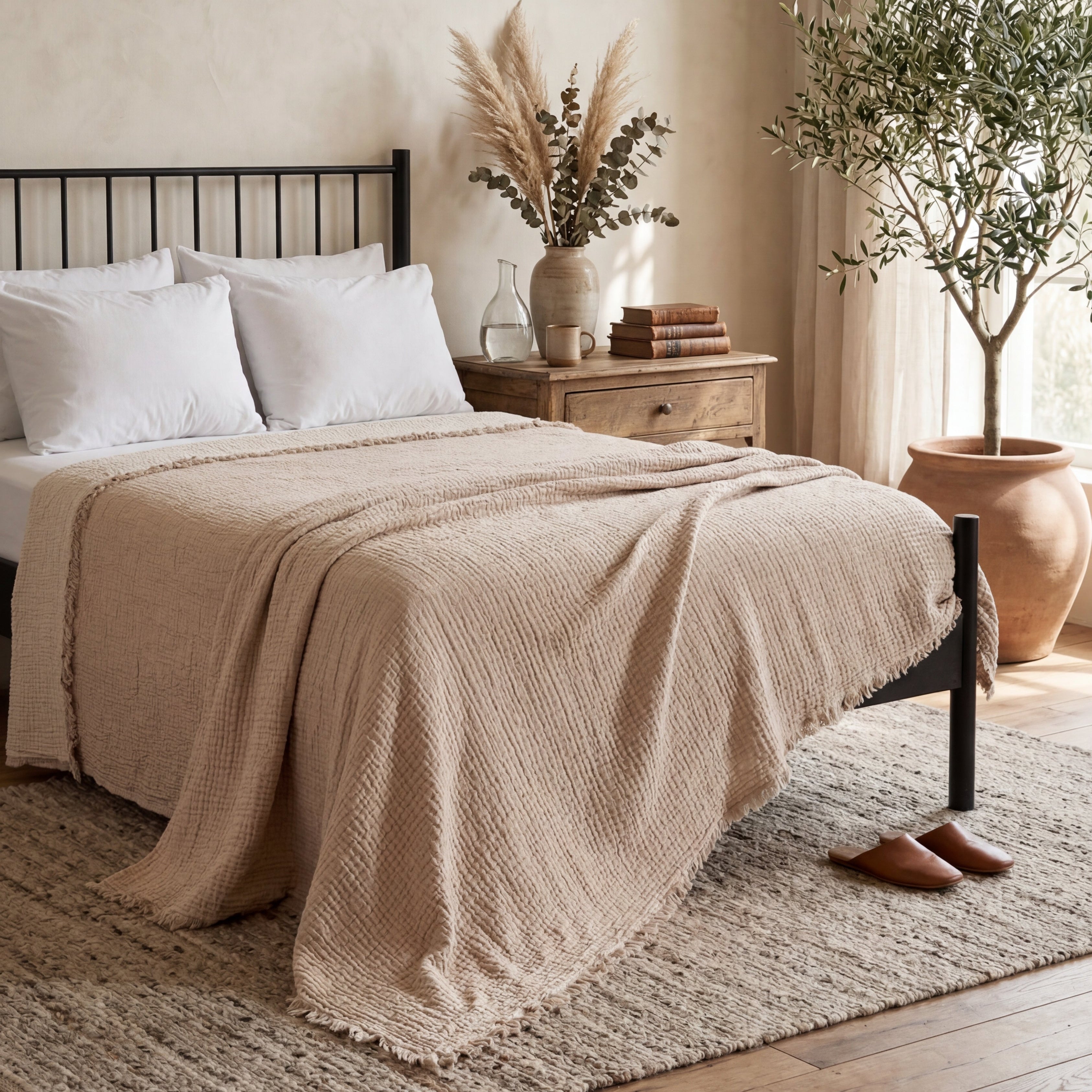 Soho Supersoft 4-Layer Cotton Gauze Blanket