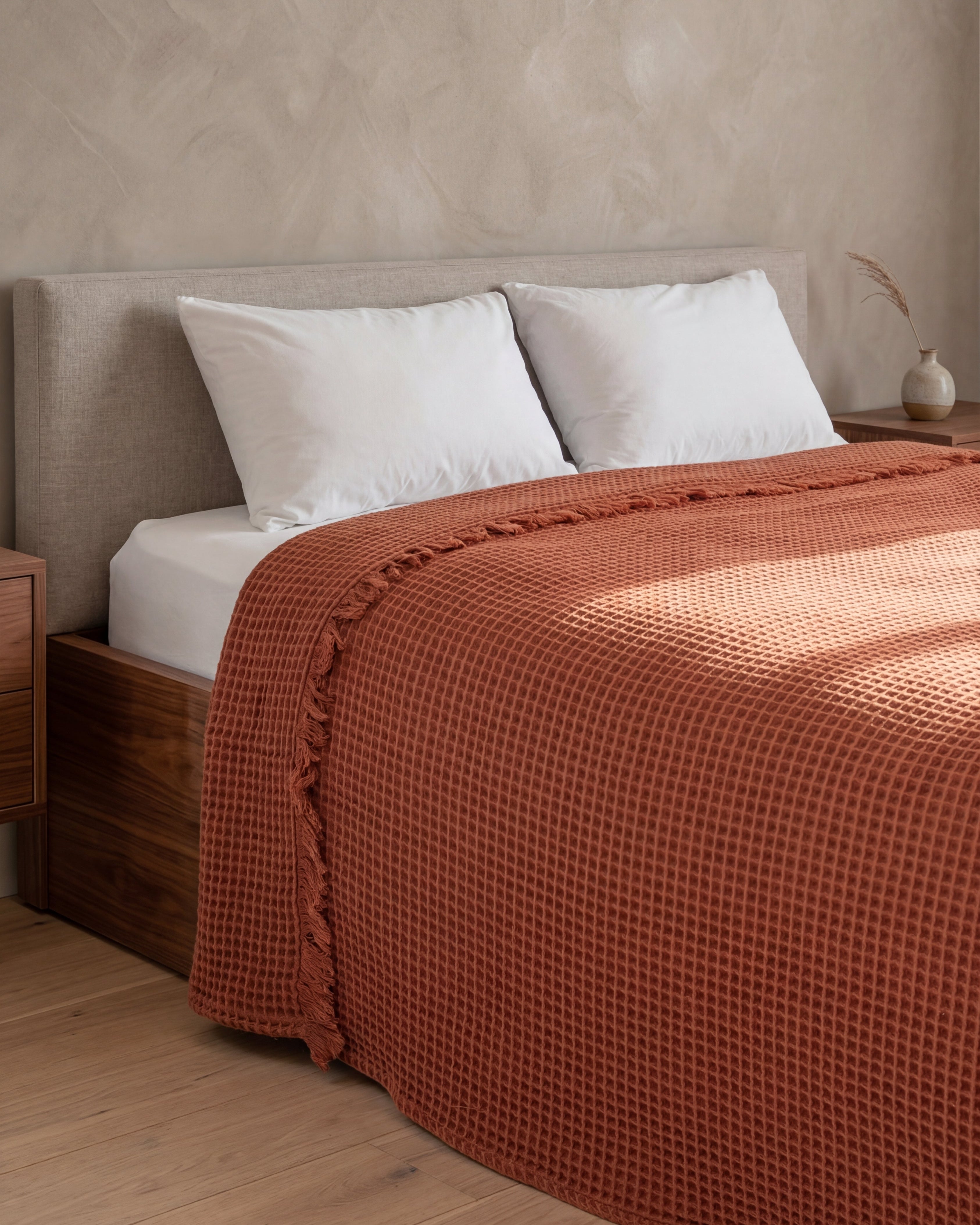 Waffle Turkish Cotton Blanket