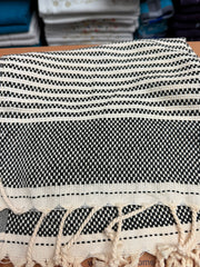 Zipper Turkish Cotton Hand & Kitchen Towel