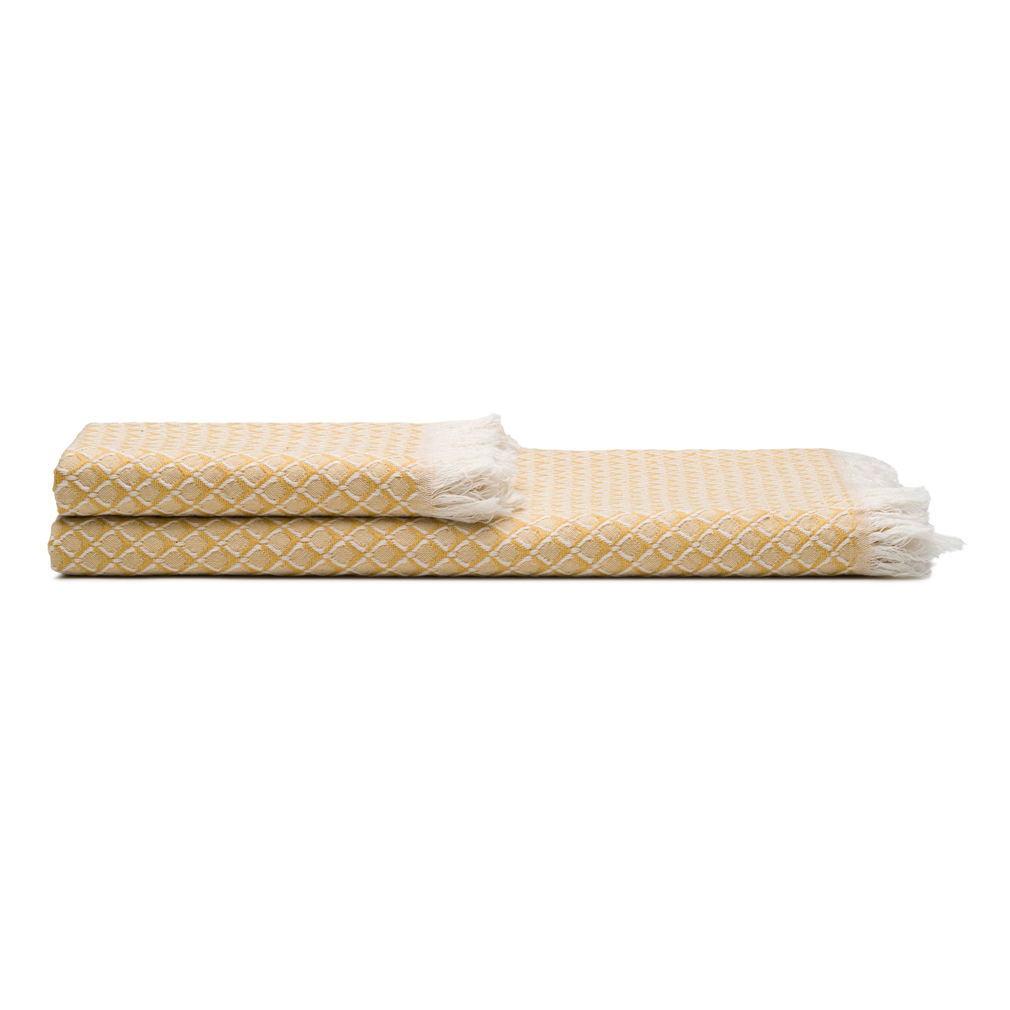 Serenity Grid Turkish Cotton Towels