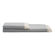 Serenity Grid Turkish Cotton Towels