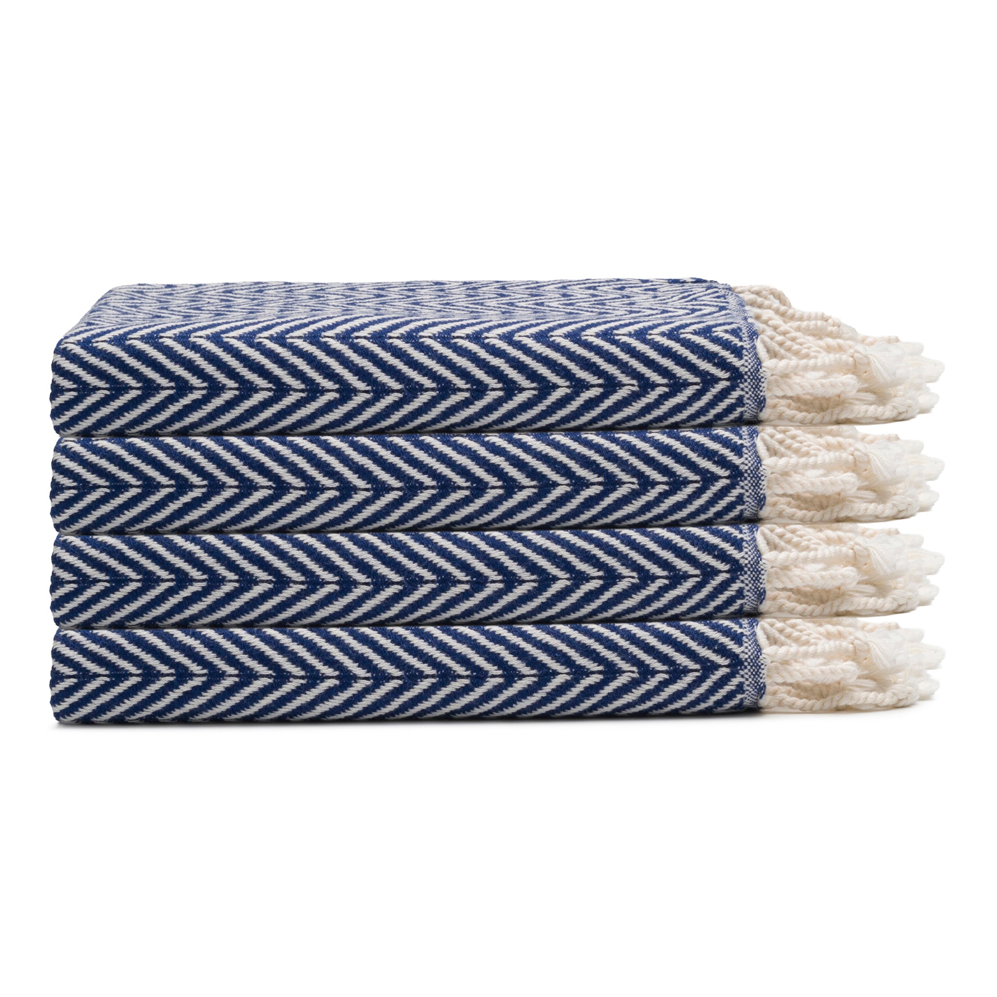 Herringbone Turkish Cotton Hand Towel Bundle