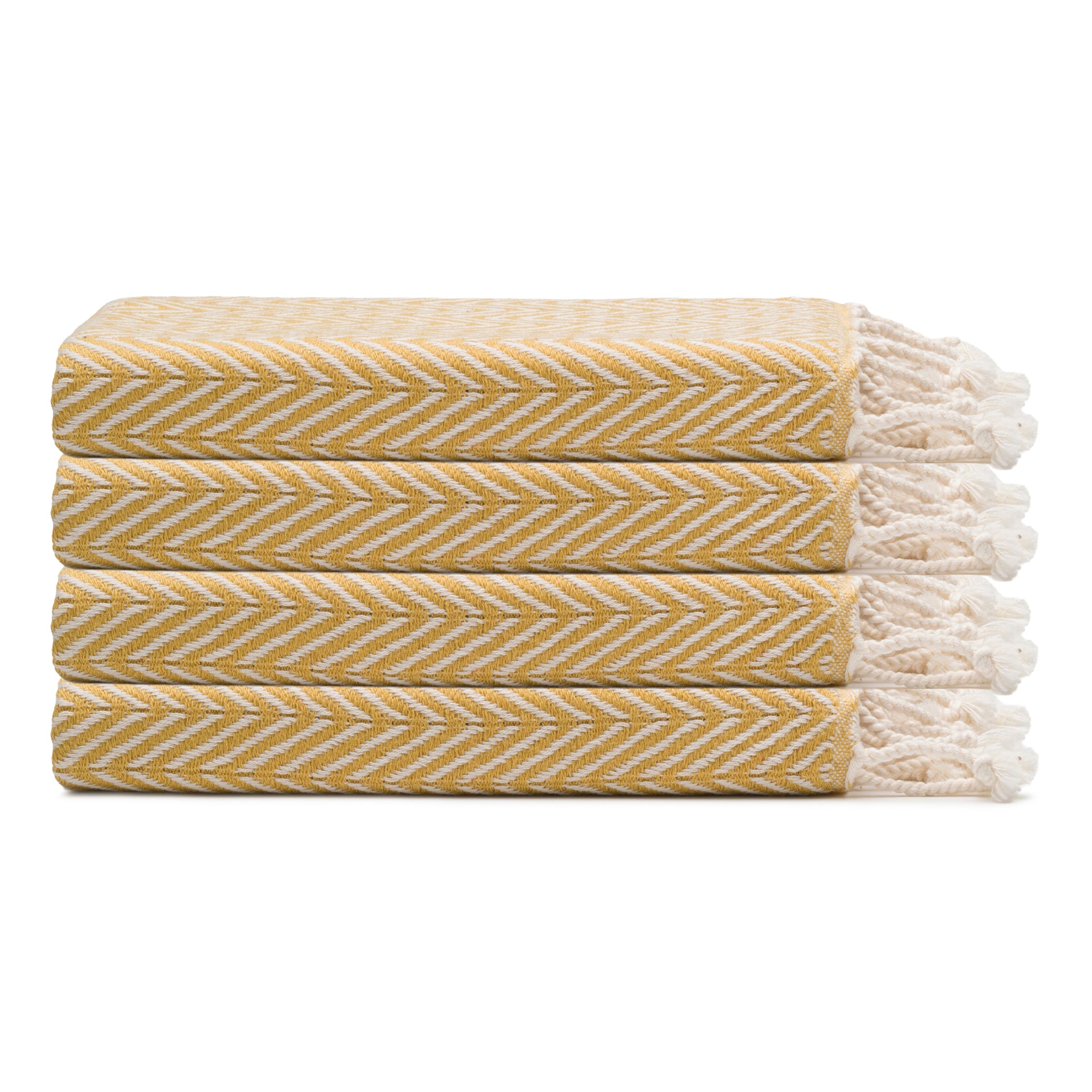 Herringbone Turkish Cotton Hand Towel Bundle