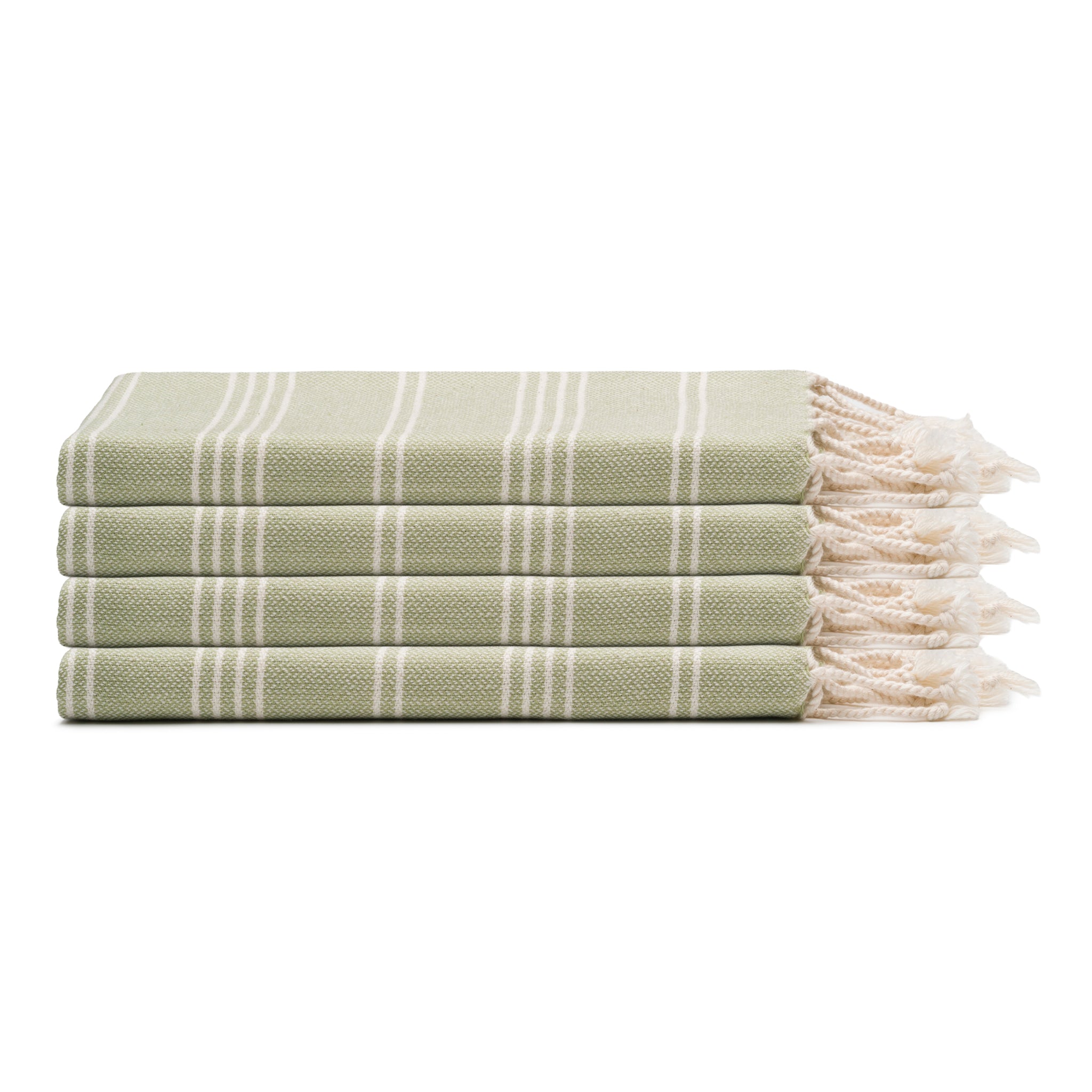 Essential Stripe Turkish Cotton Hand Towel Bundle