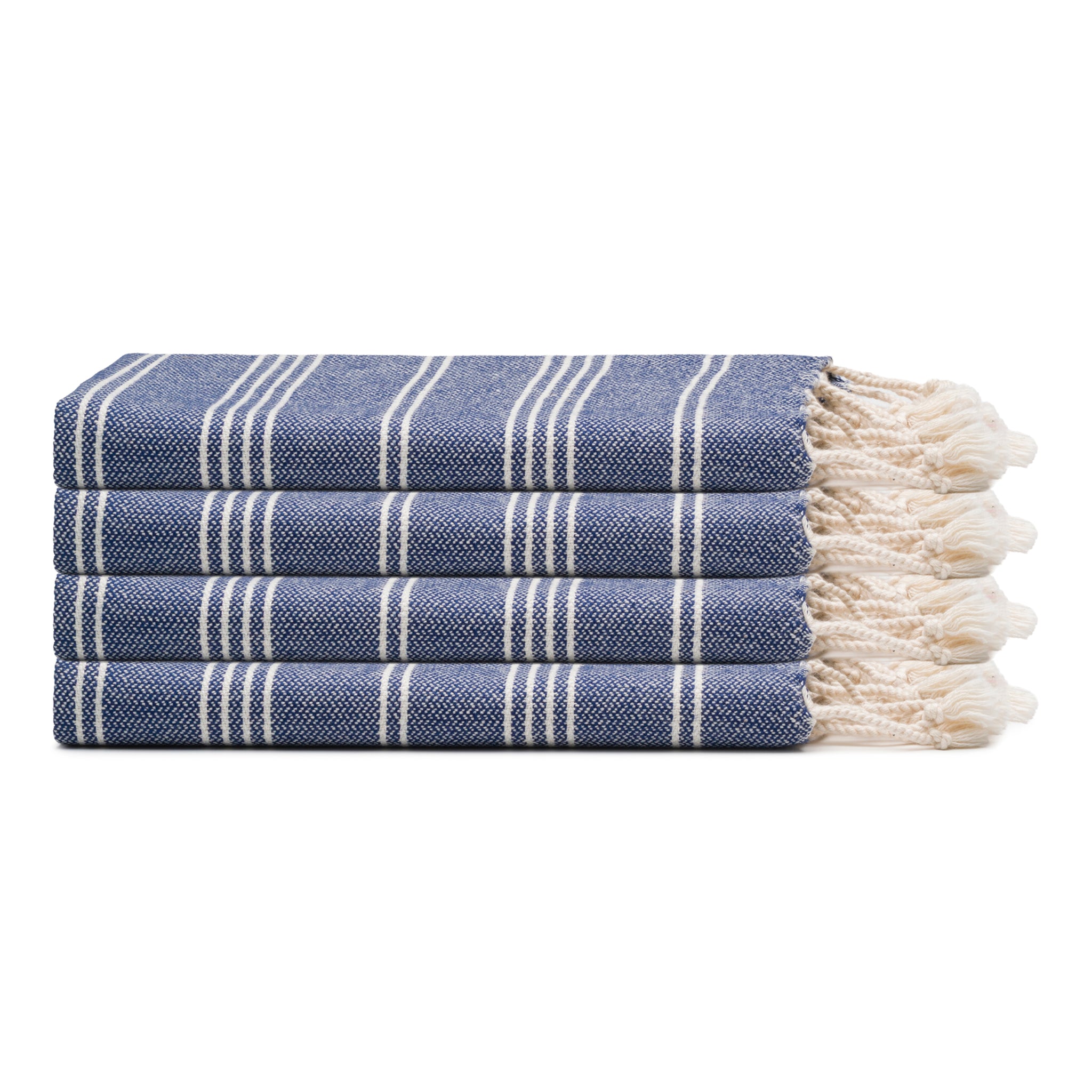 Essential Stripe Turkish Cotton Hand Towel Bundle