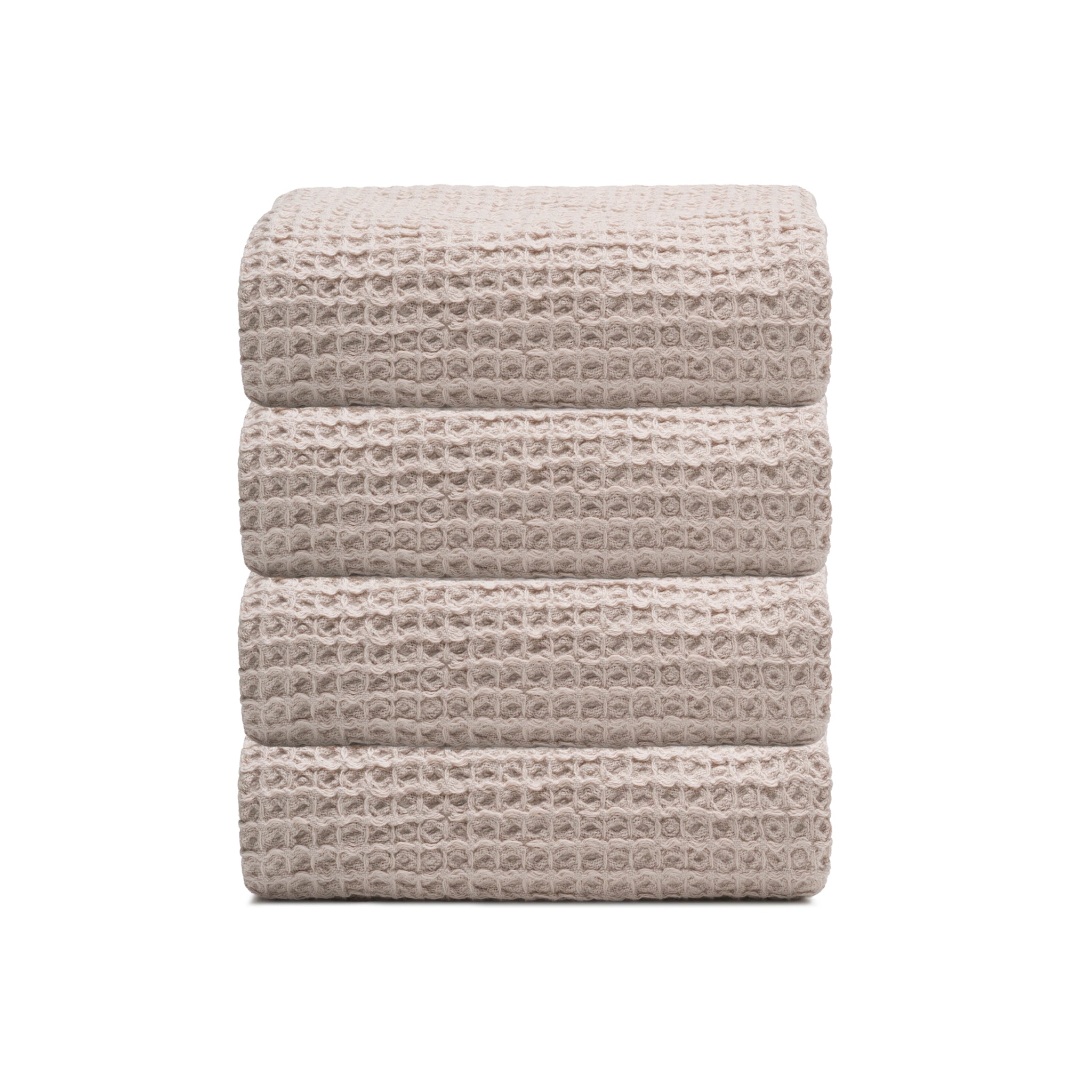 Waffle Turkish Cotton Hand Towel Bundle