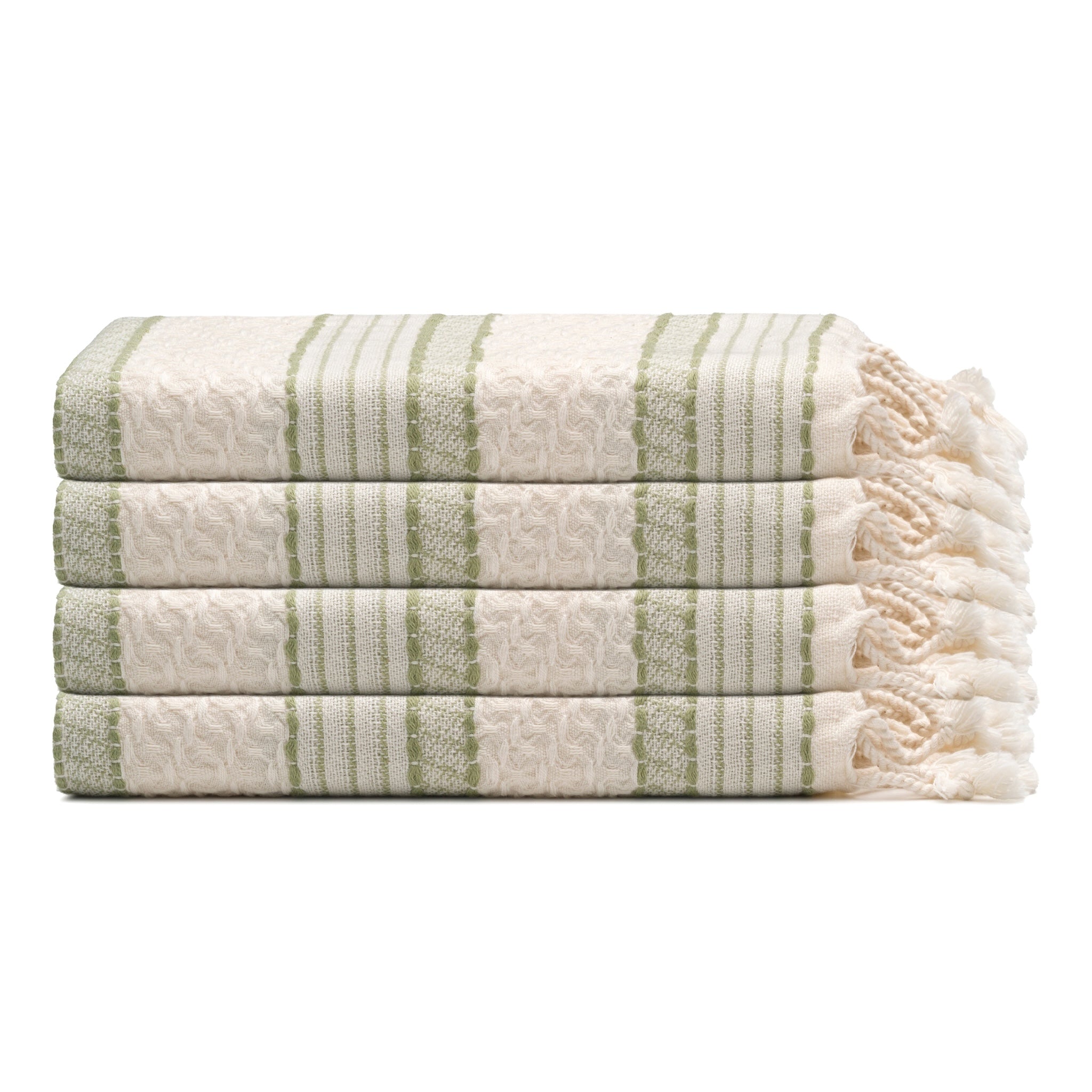 Sylvie Turkish Cotton Hand & Kitchen Towel Bundle