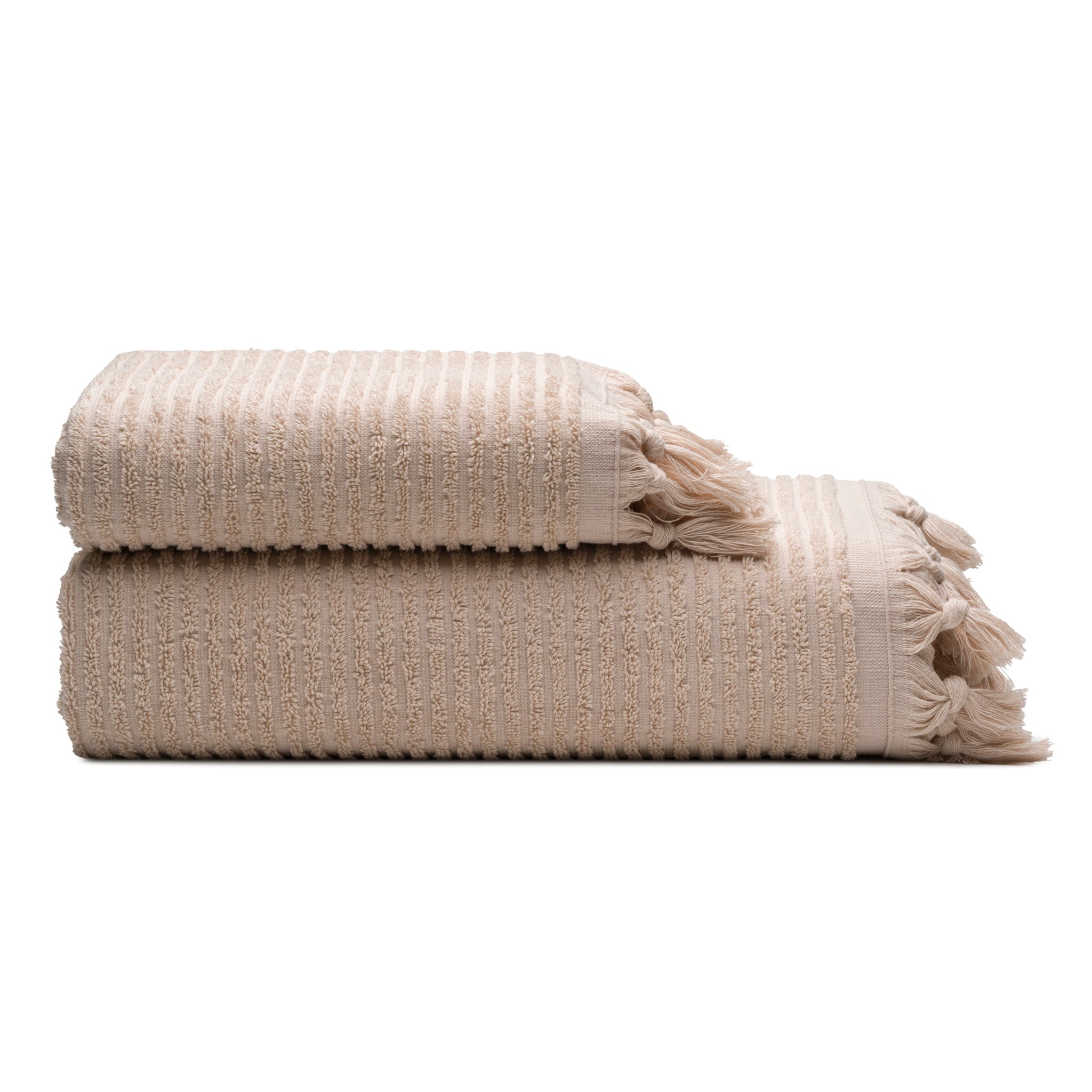 Ribbed Loom Turkish Cotton Terry Towels