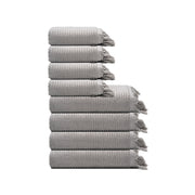 Ribbed Loom Turkish Cotton Terry Towel Bundle
