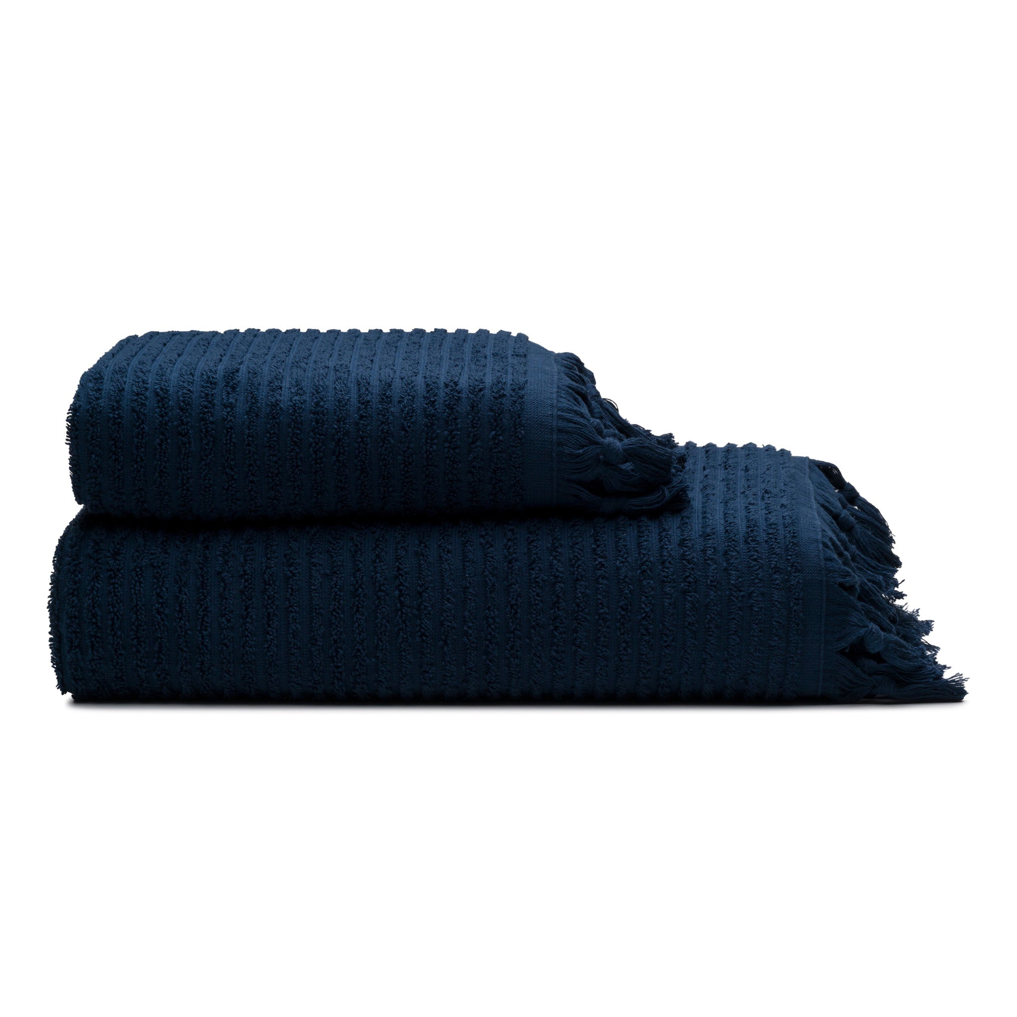 Ribbed Loom Turkish Cotton Terry Towels