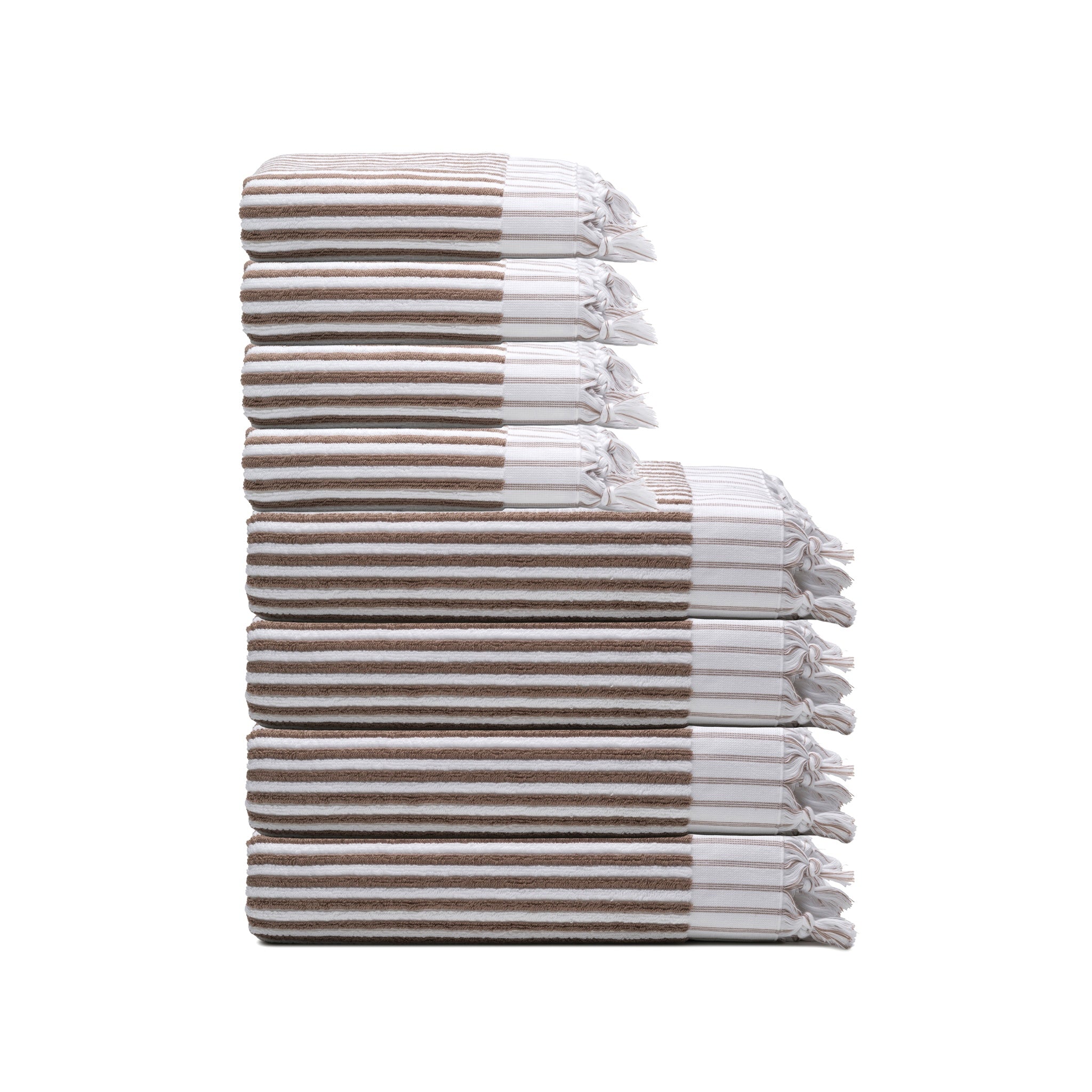 Stripes Turkish Cotton Terry Towel Bundle