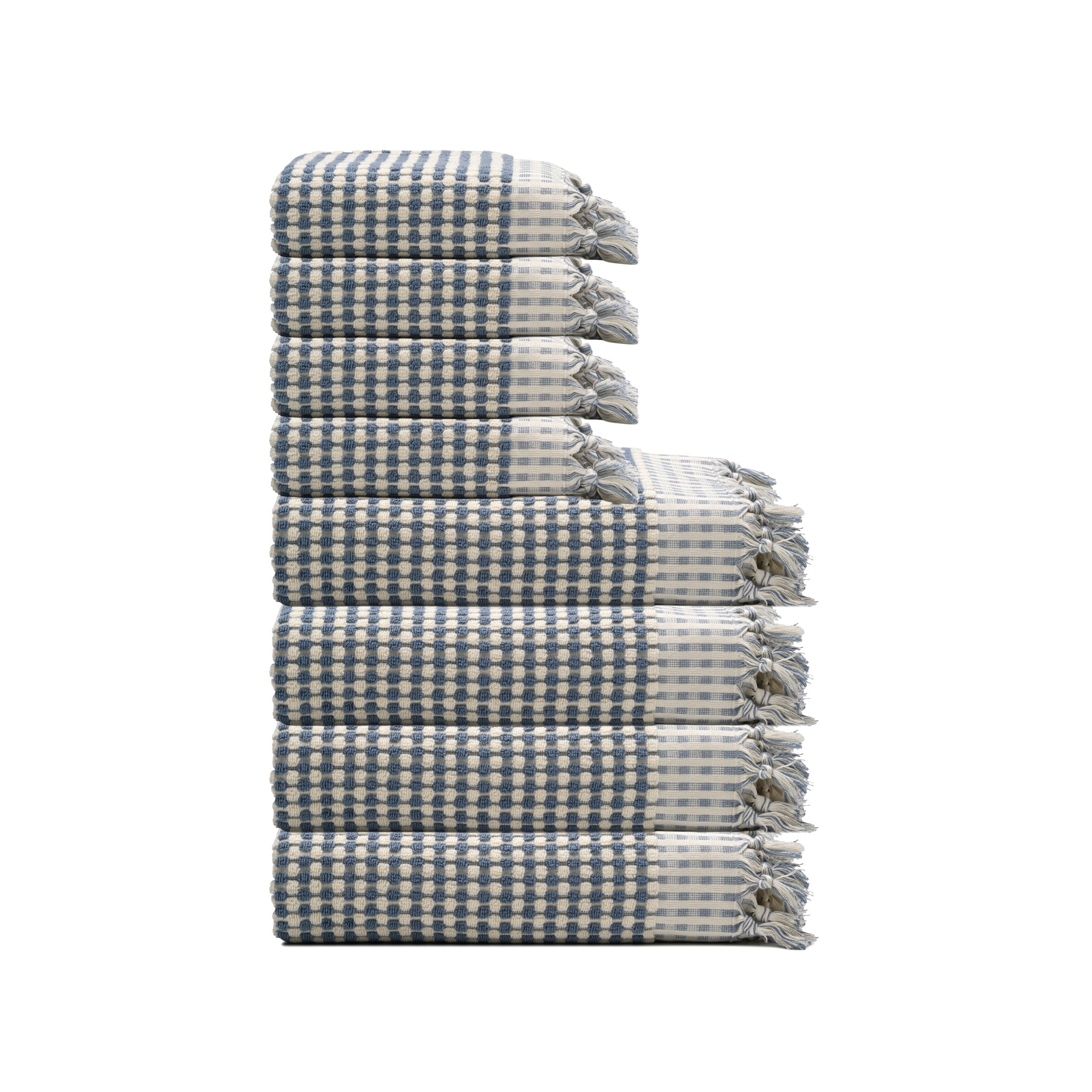 Dots Turkish Cotton Terry Towel Bundle