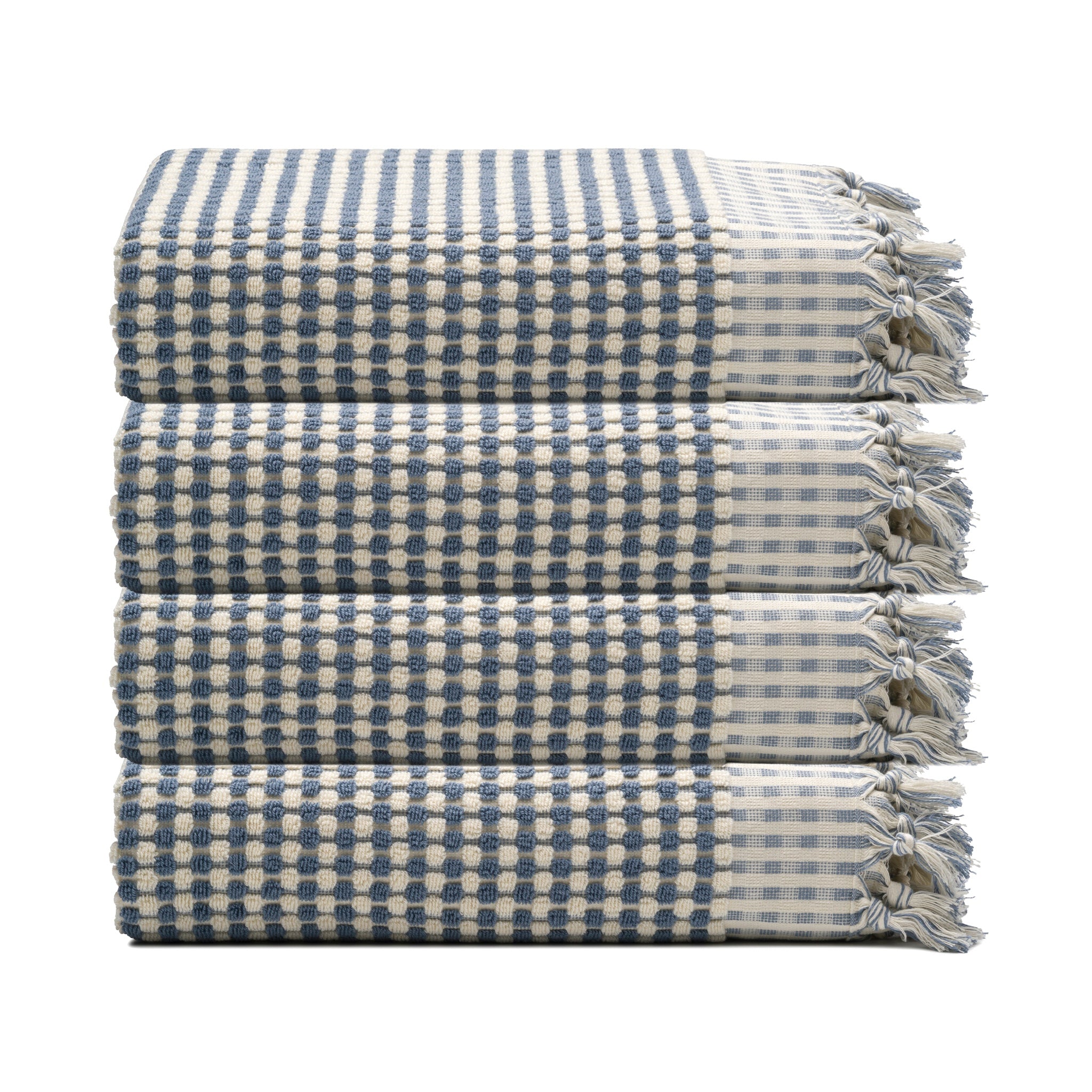 Dots Turkish Cotton Terry Hand Towel Bundle