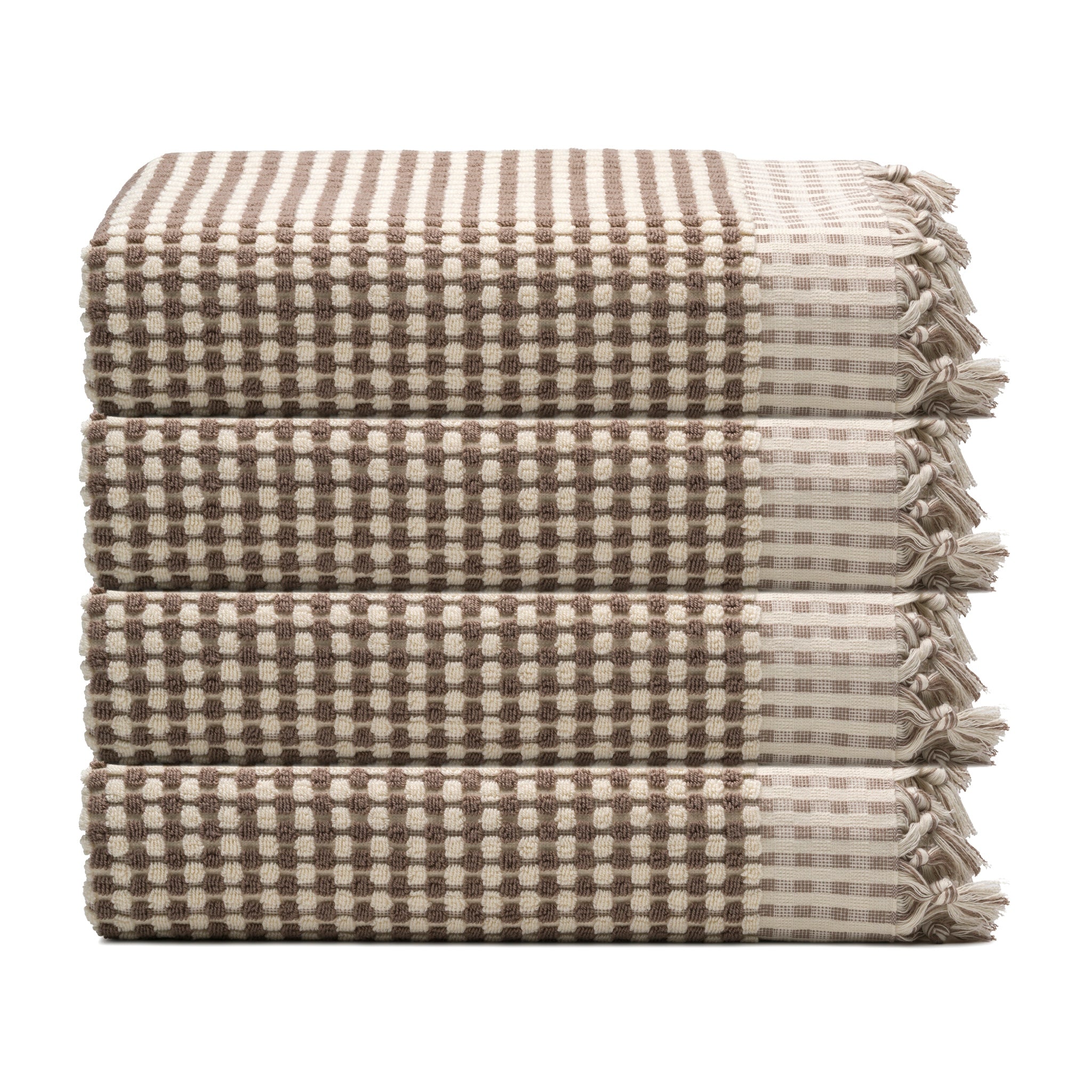 Dots Turkish Cotton Terry Hand Towel Bundle