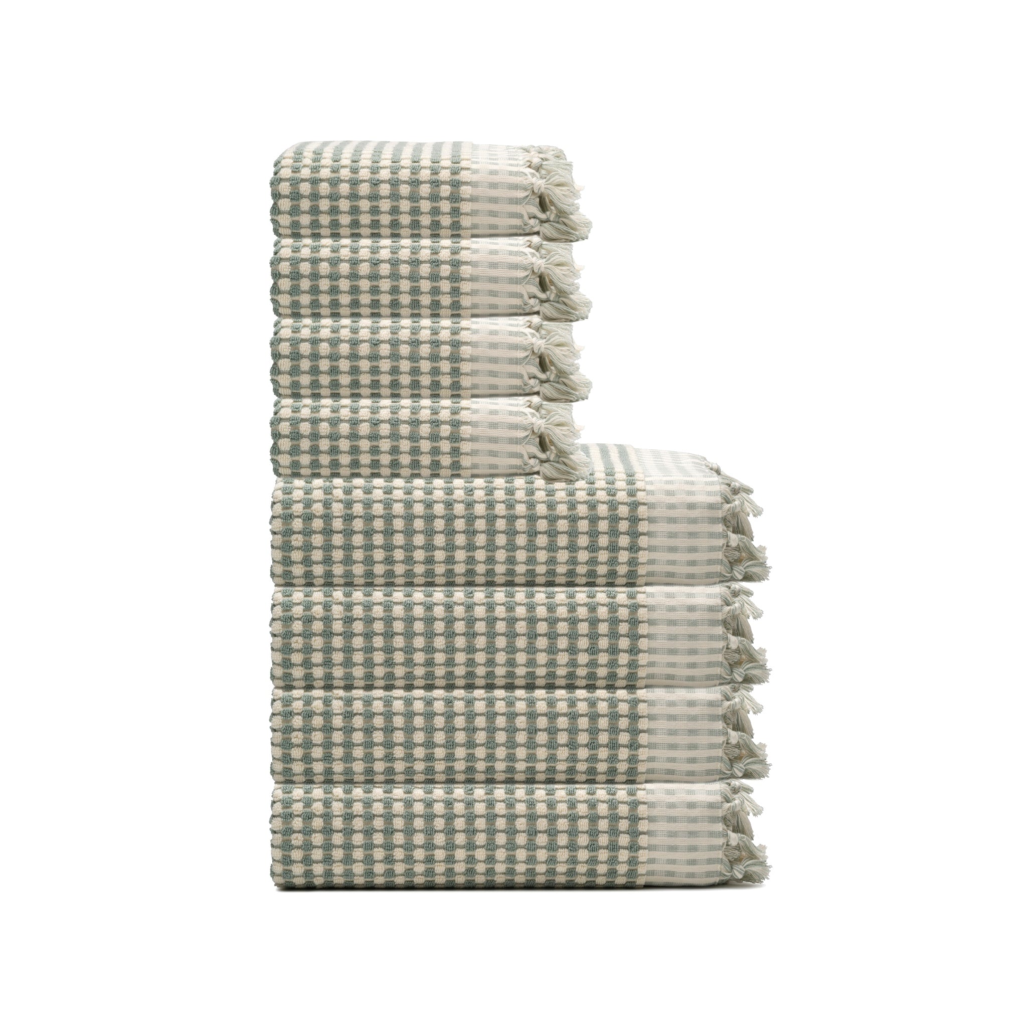 Dots Turkish Cotton Terry Towel Bundle