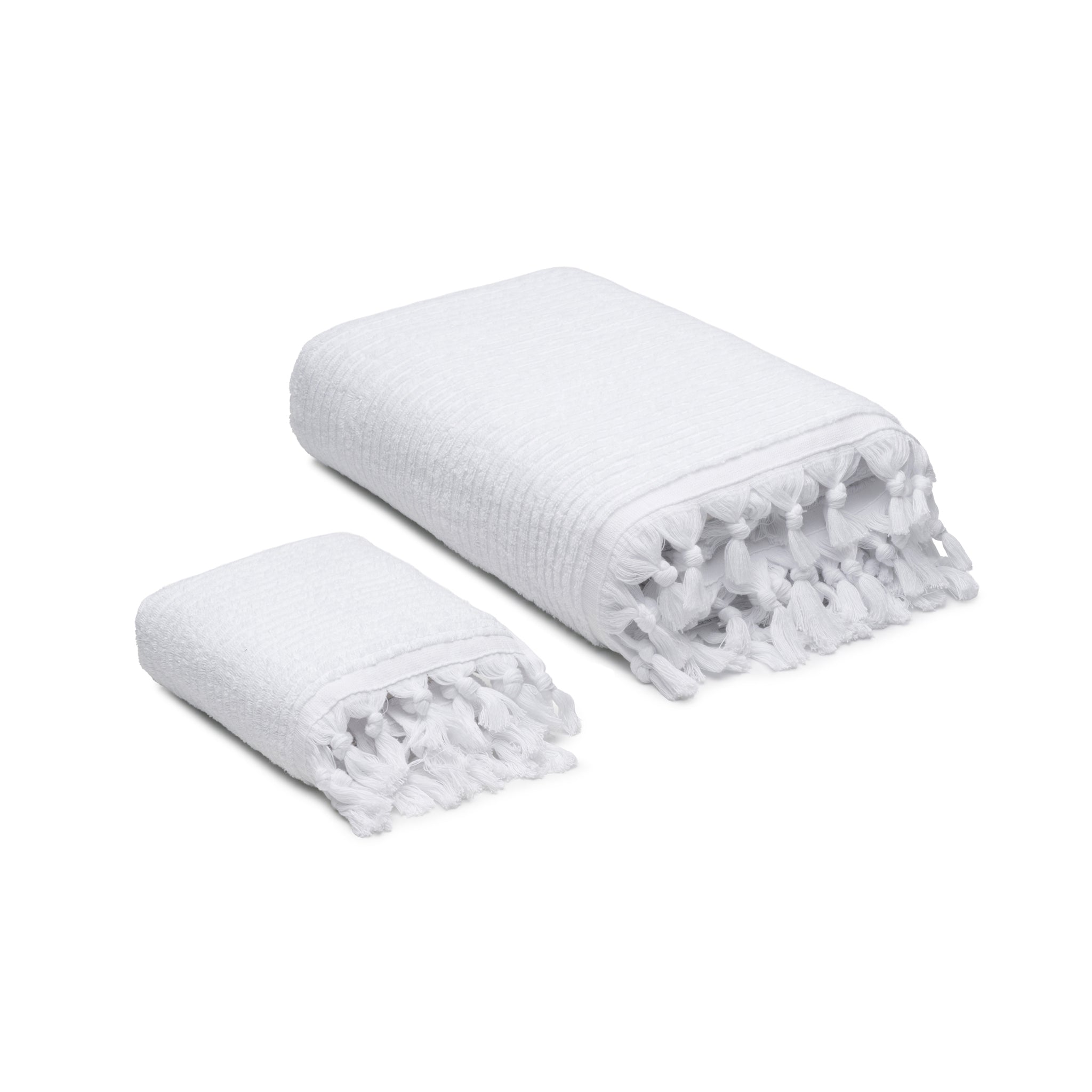 Ribbed Loom Turkish Cotton Terry Towels