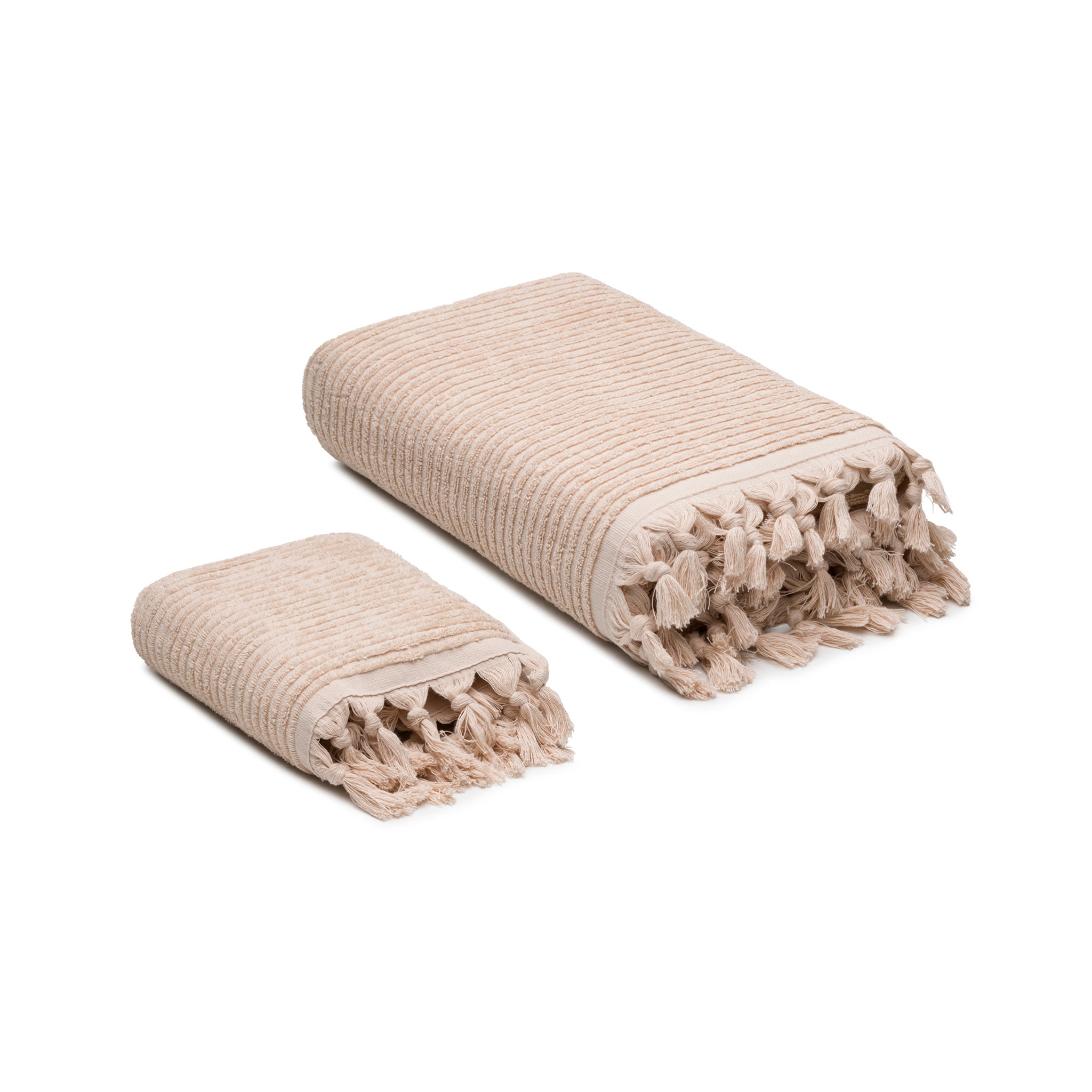 Ribbed Loom Turkish Cotton Terry Towels