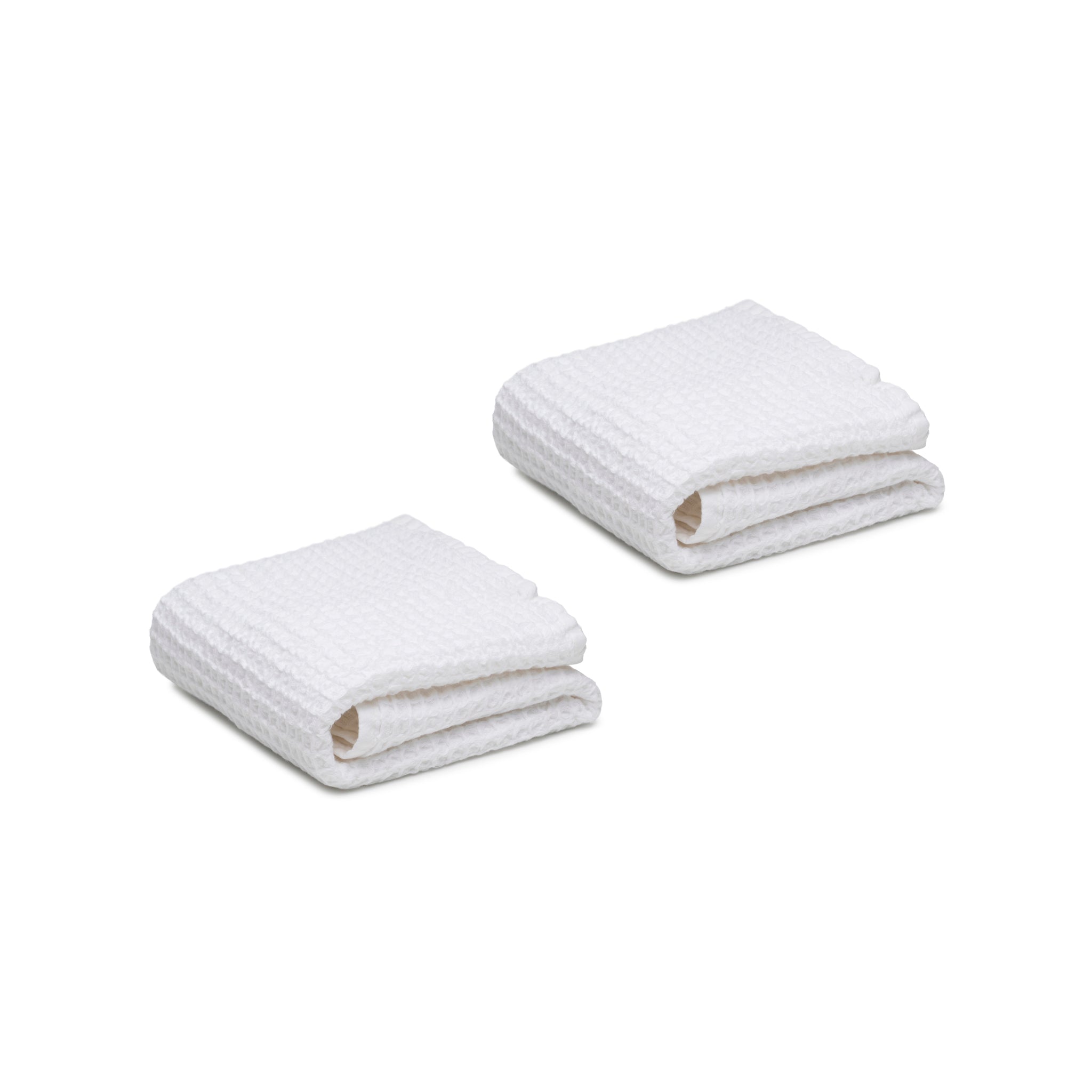 Waffle Turkish Cotton Hand Towel Set of 2