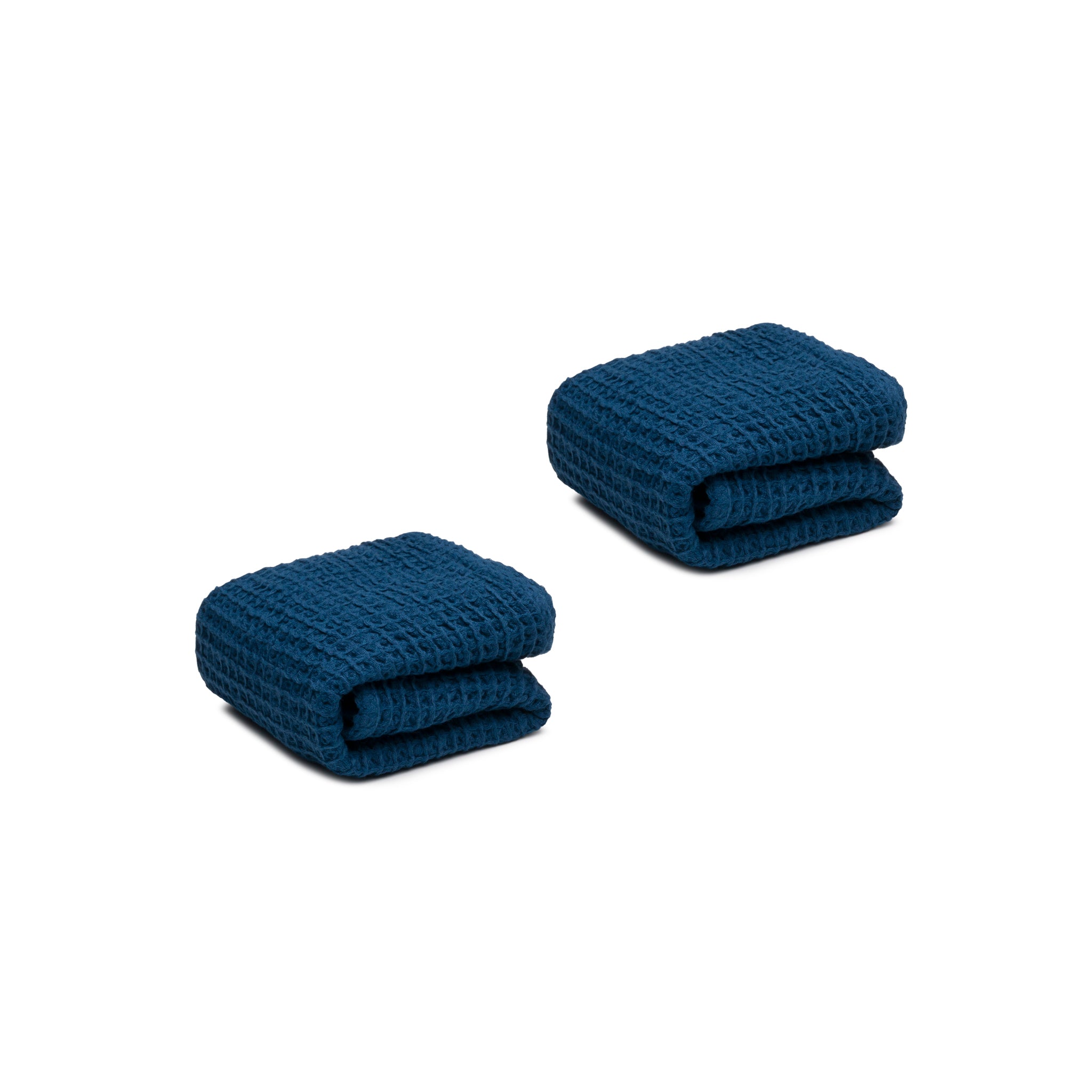 Waffle Turkish Cotton Hand Towel Set of 2