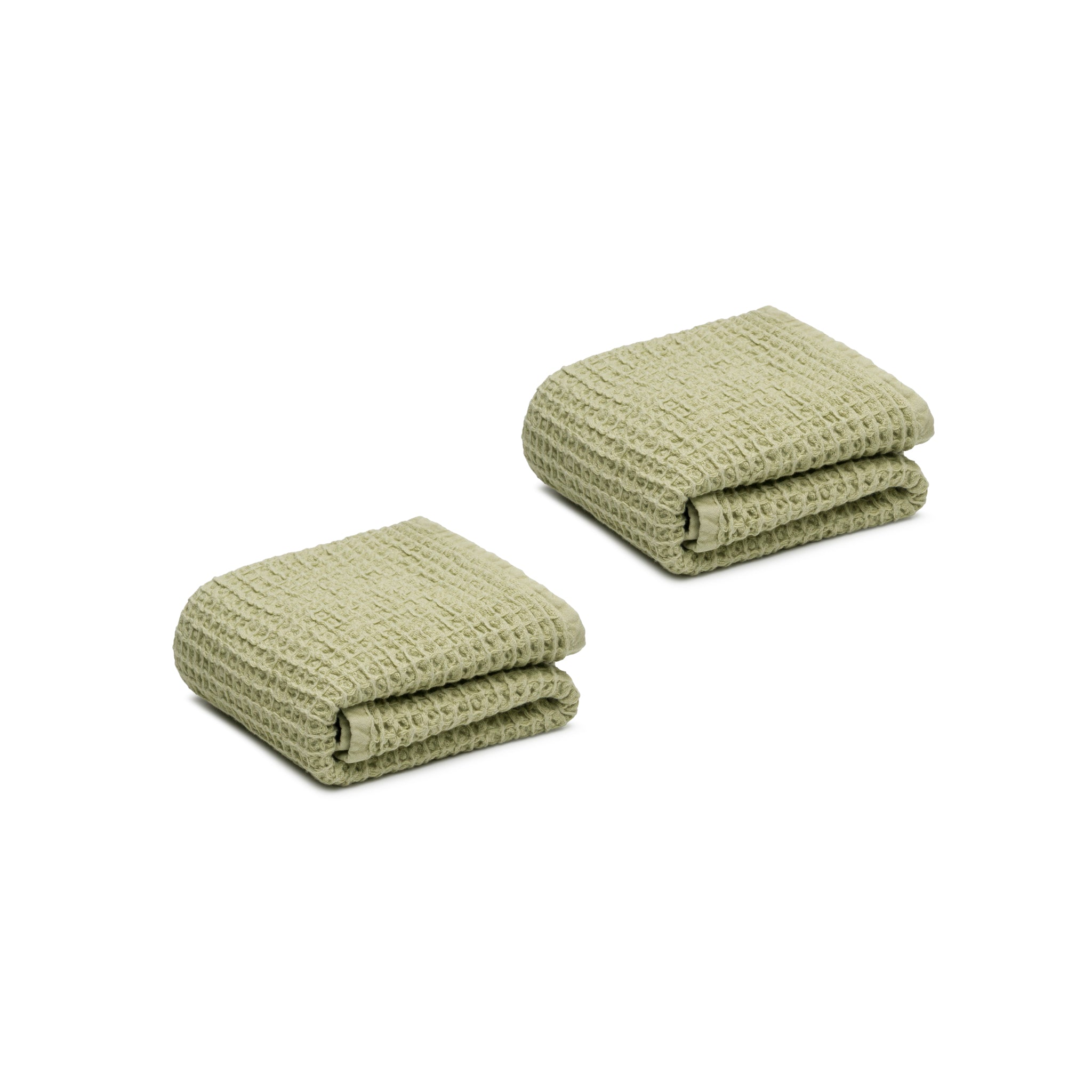 Waffle Turkish Cotton Hand Towel Set of 2