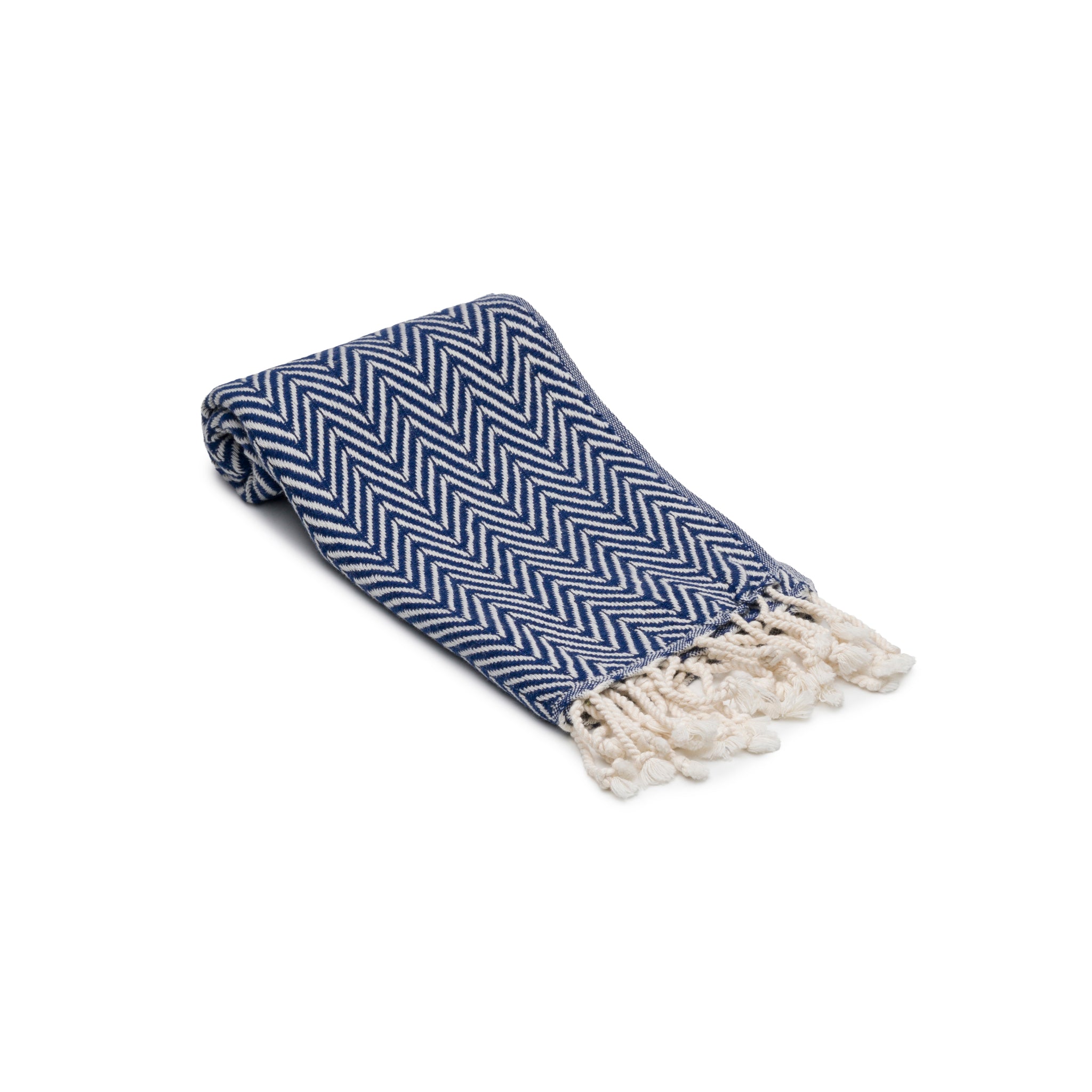 Herringbone Turkish Cotton Hand Towel Set of 2