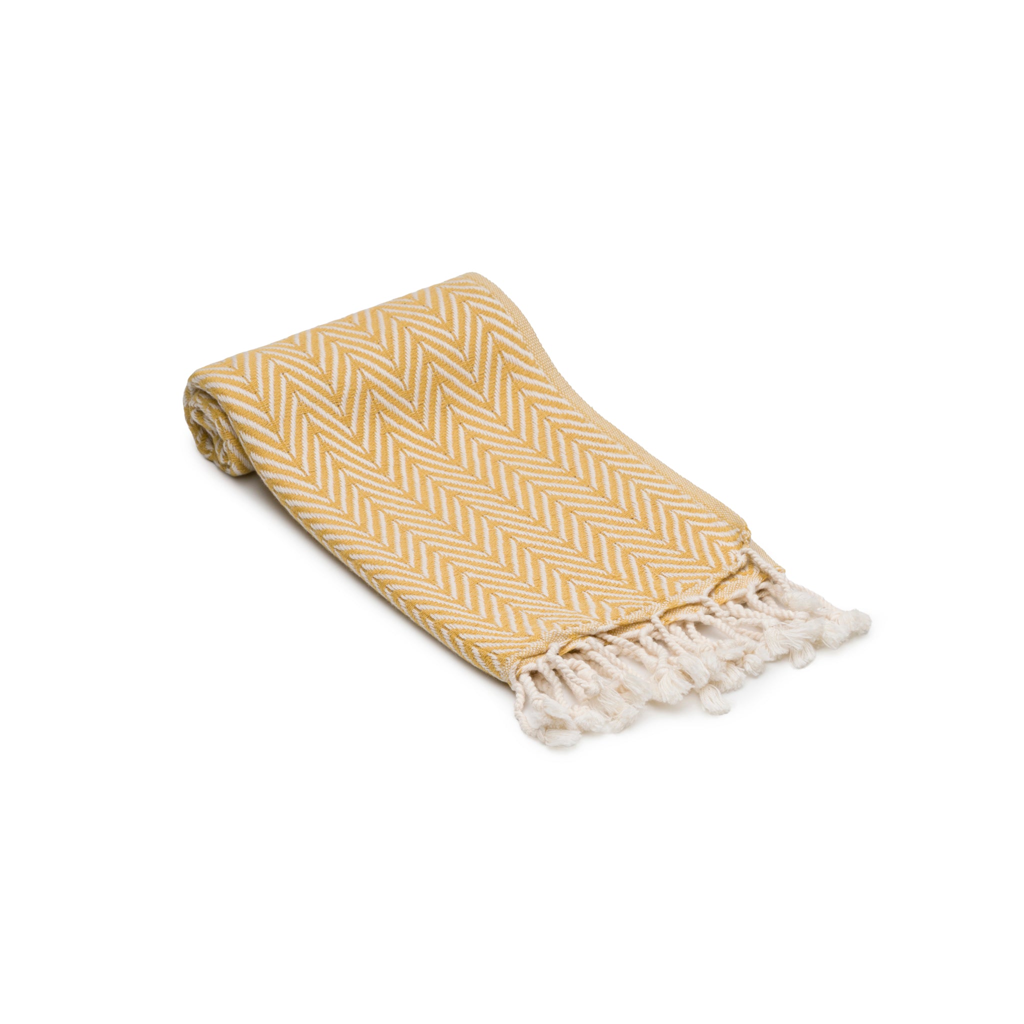 Herringbone Turkish Cotton Hand Towel Set of 2