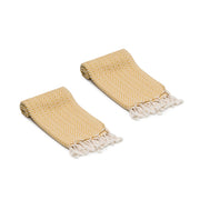 Herringbone Turkish Cotton Hand Towel Set of 2