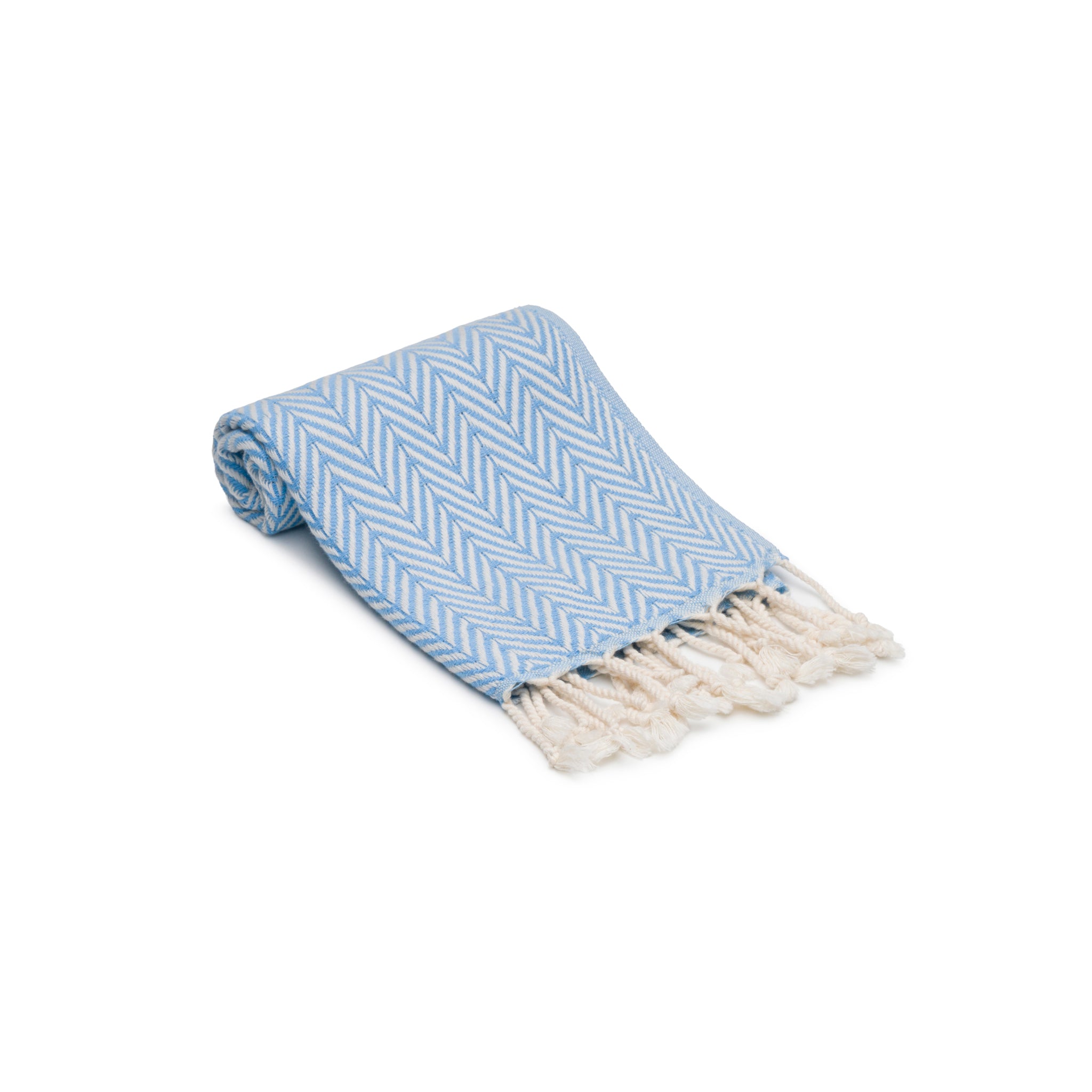 Herringbone Turkish Cotton Hand Towel Set of 2