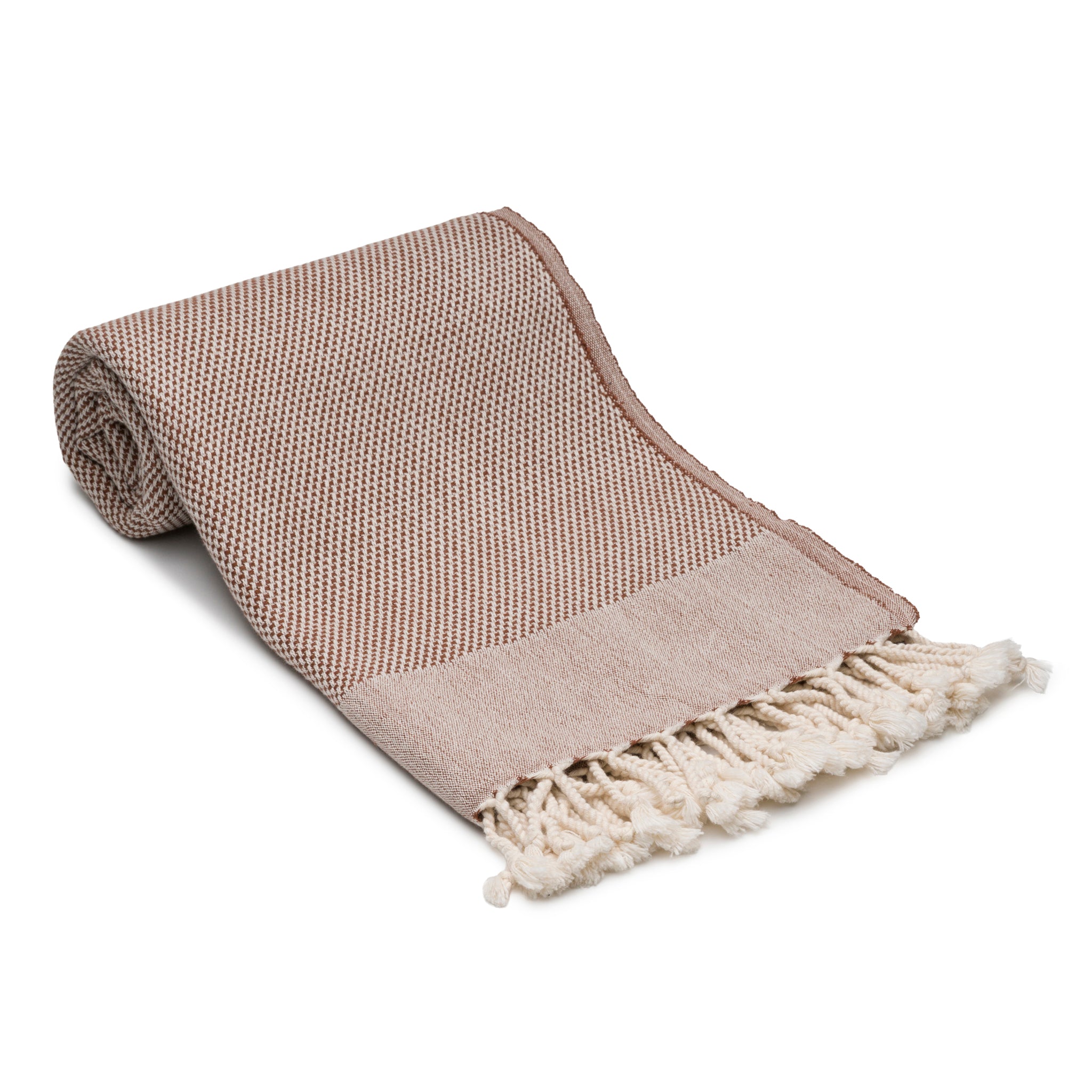 Whisper Weight Honeycomb Turkish Cotton Towel Throw