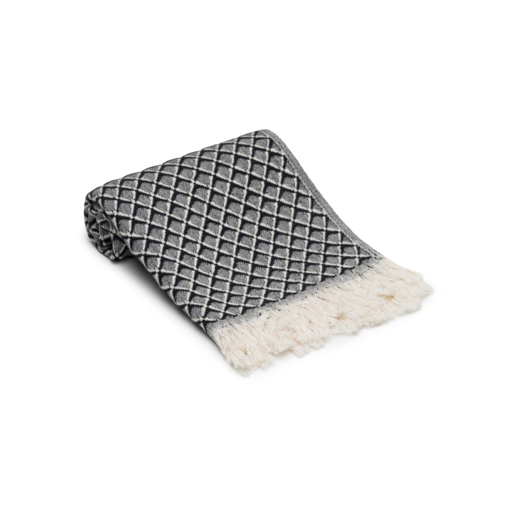 Serenity Grid Turkish Cotton Towels