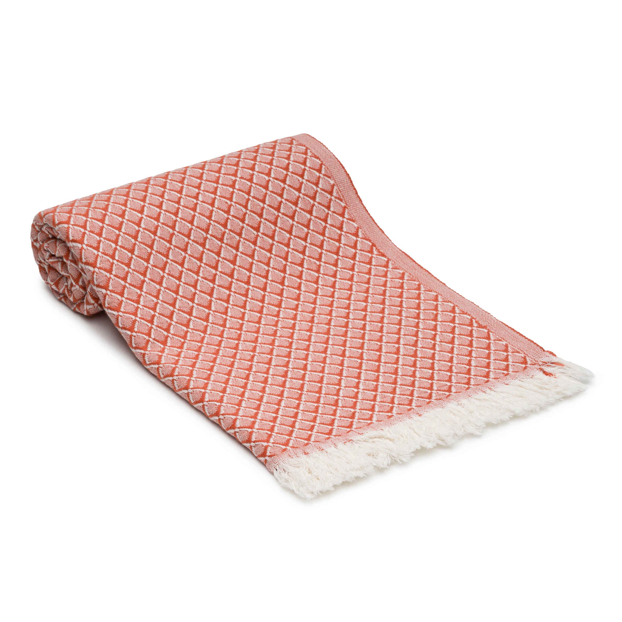 Serenity Grid Turkish Cotton Towels