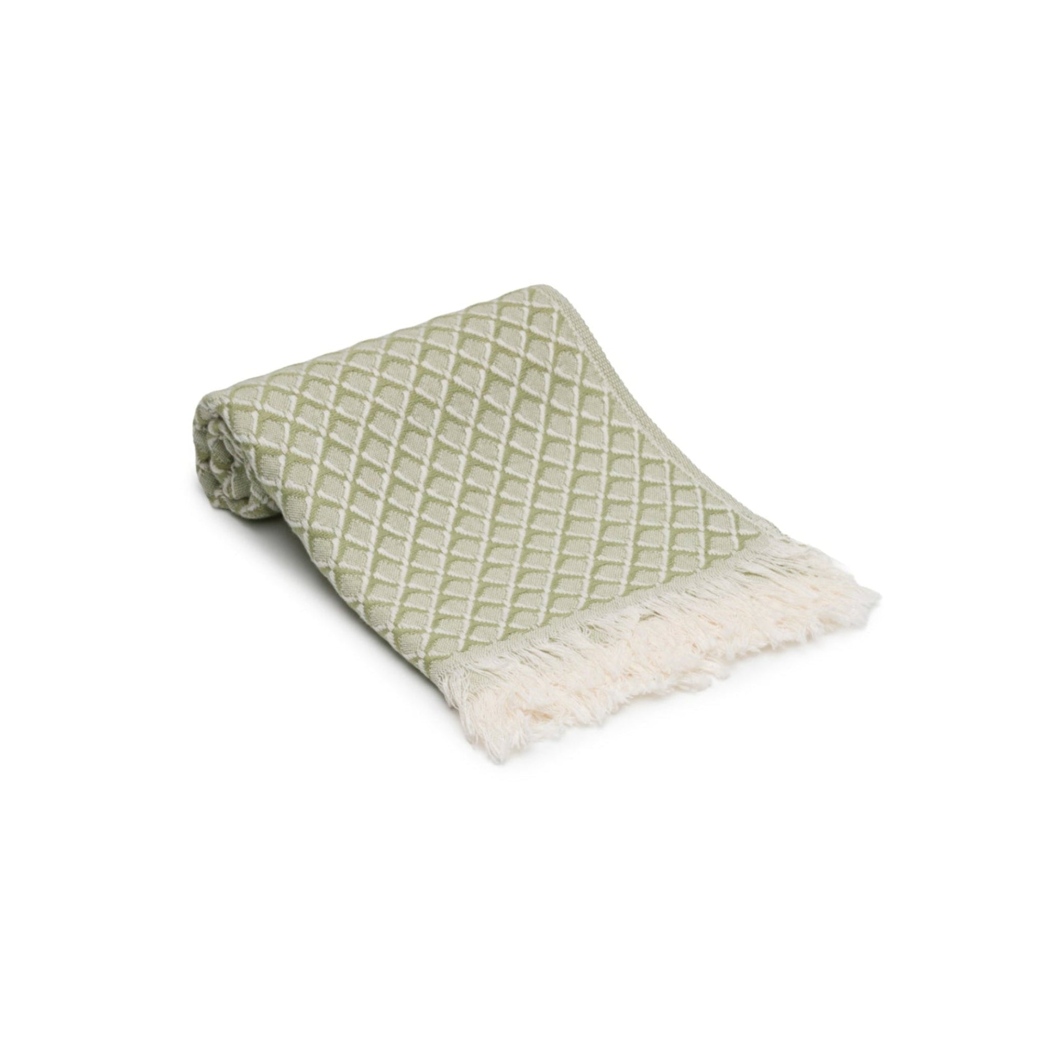 Serenity Grid Turkish Cotton Towels