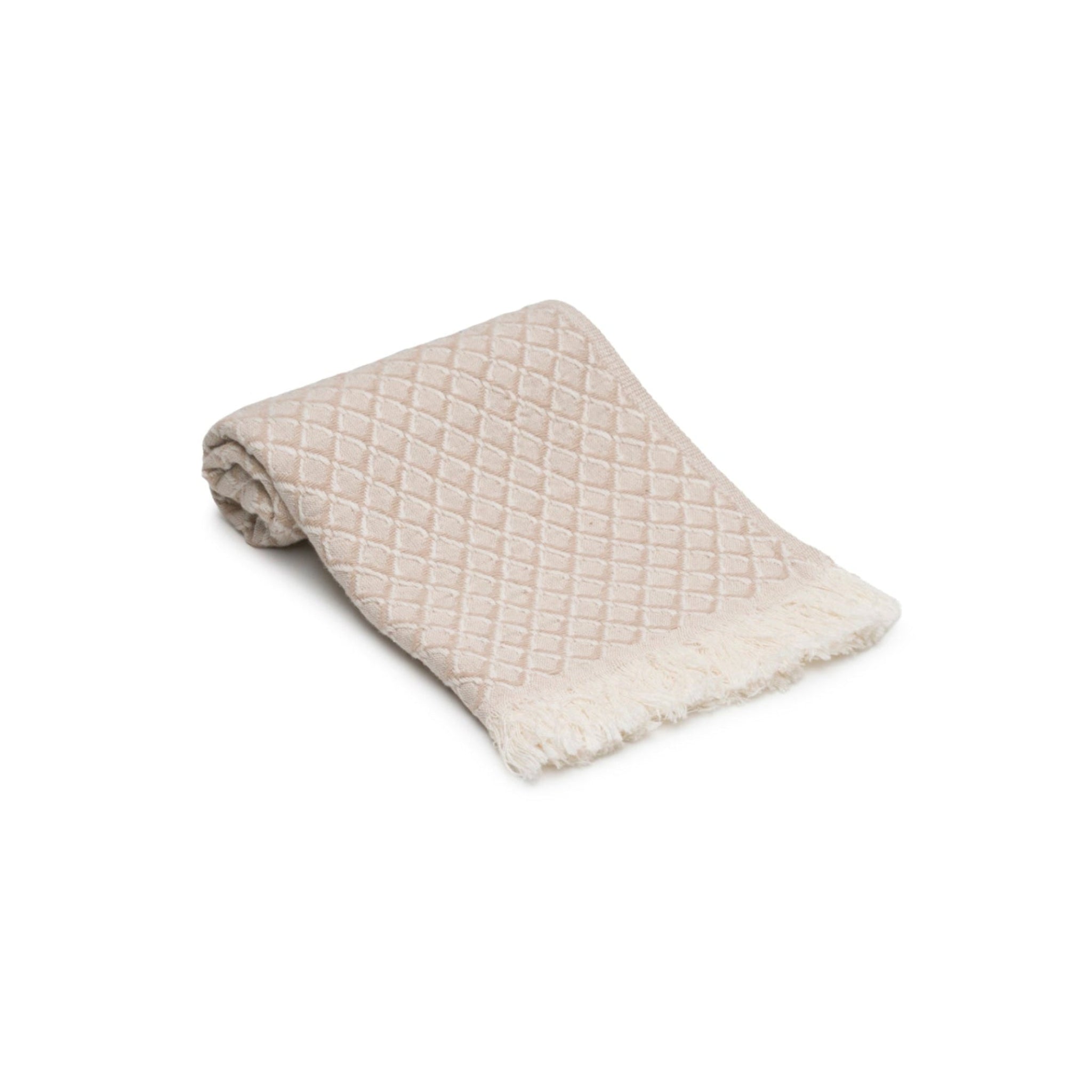 Serenity Grid Turkish Cotton Towels