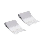 Pria Turkish Cotton Hand Towel Set of 2