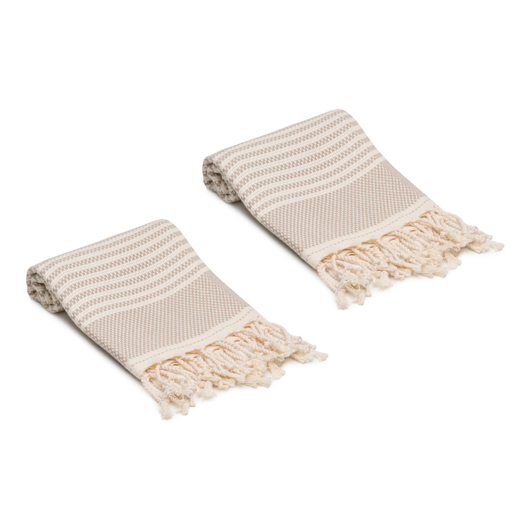 Zipper Turkish Cotton Hand & Kitchen Towel Bundle