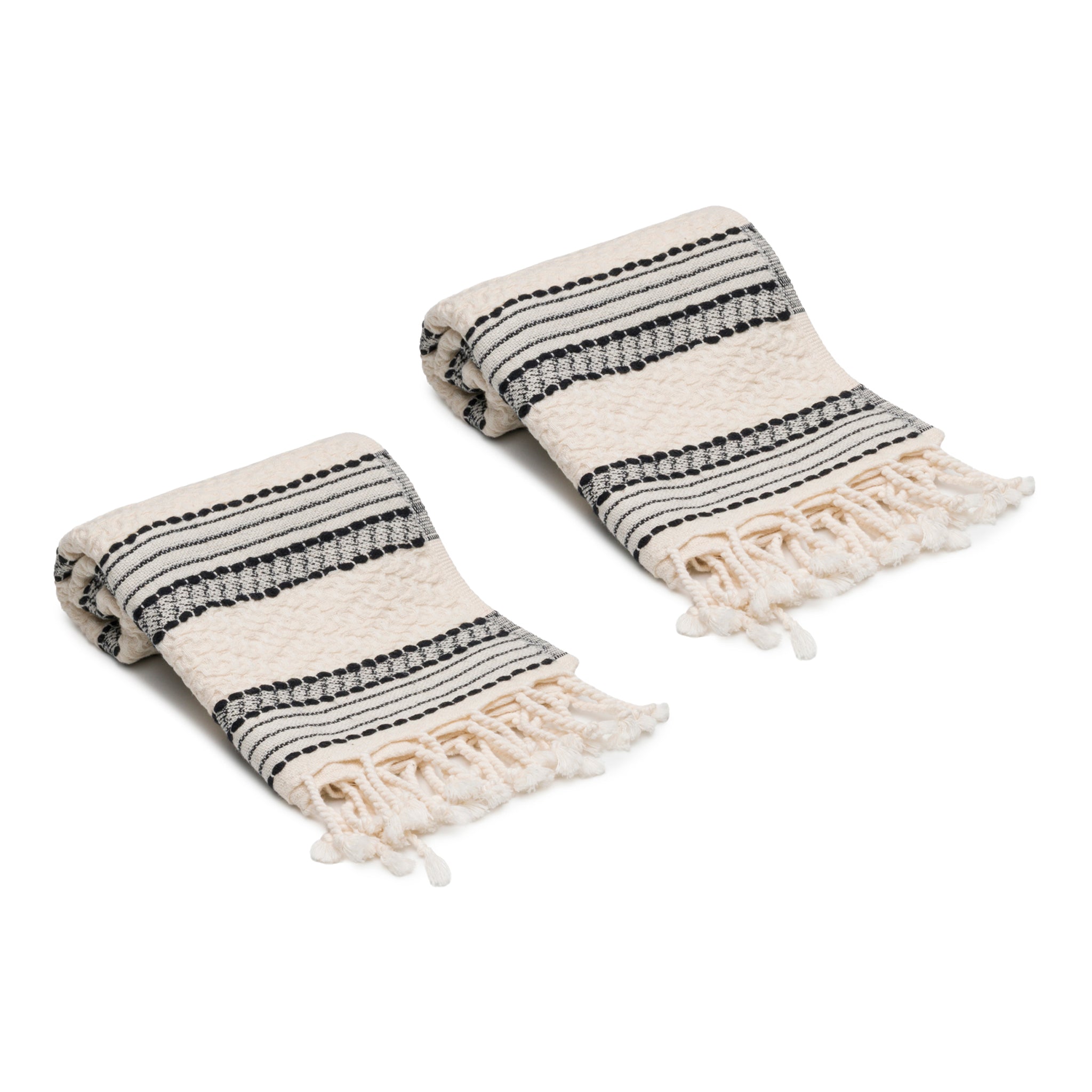Sylvie Turkish Cotton Hand & Kitchen Towel Bundle
