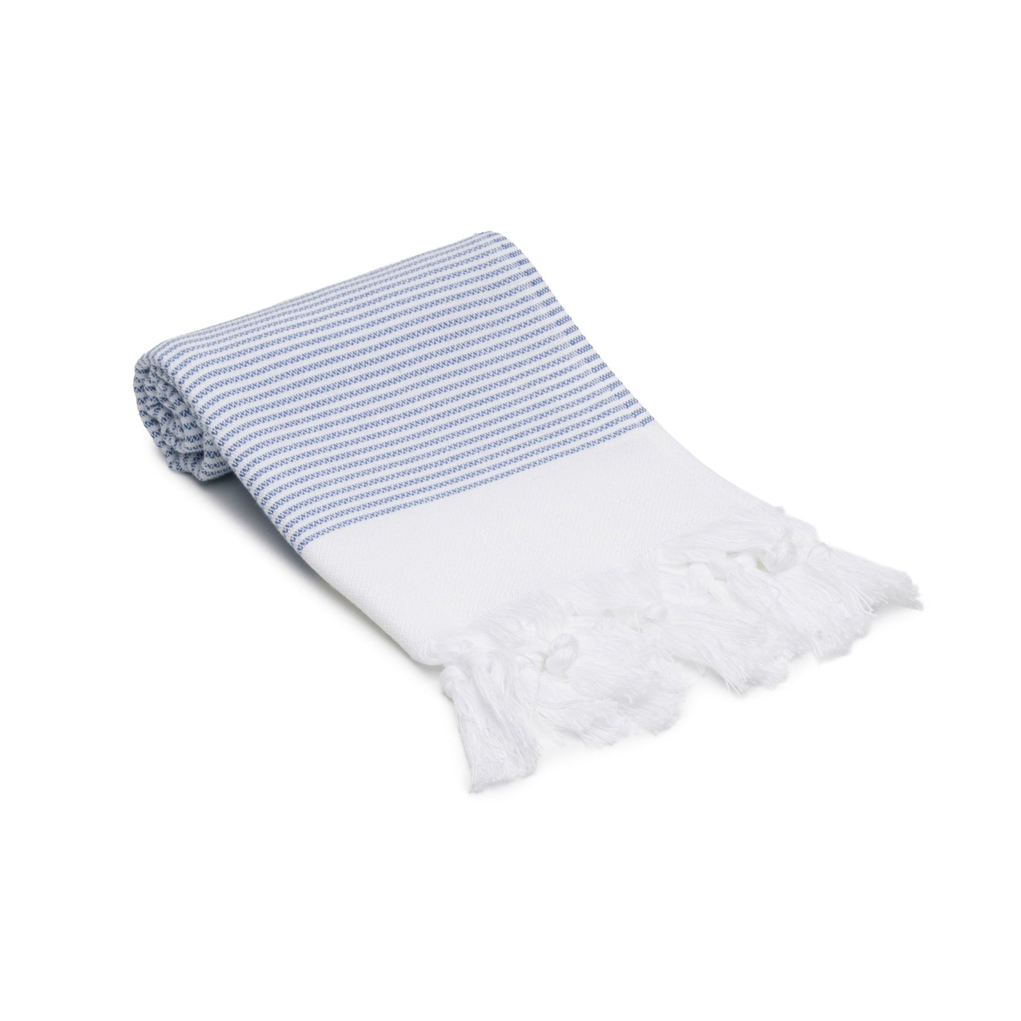 Fine Stripe Turkish Cotton Hand & Kitchen Towel Bundle