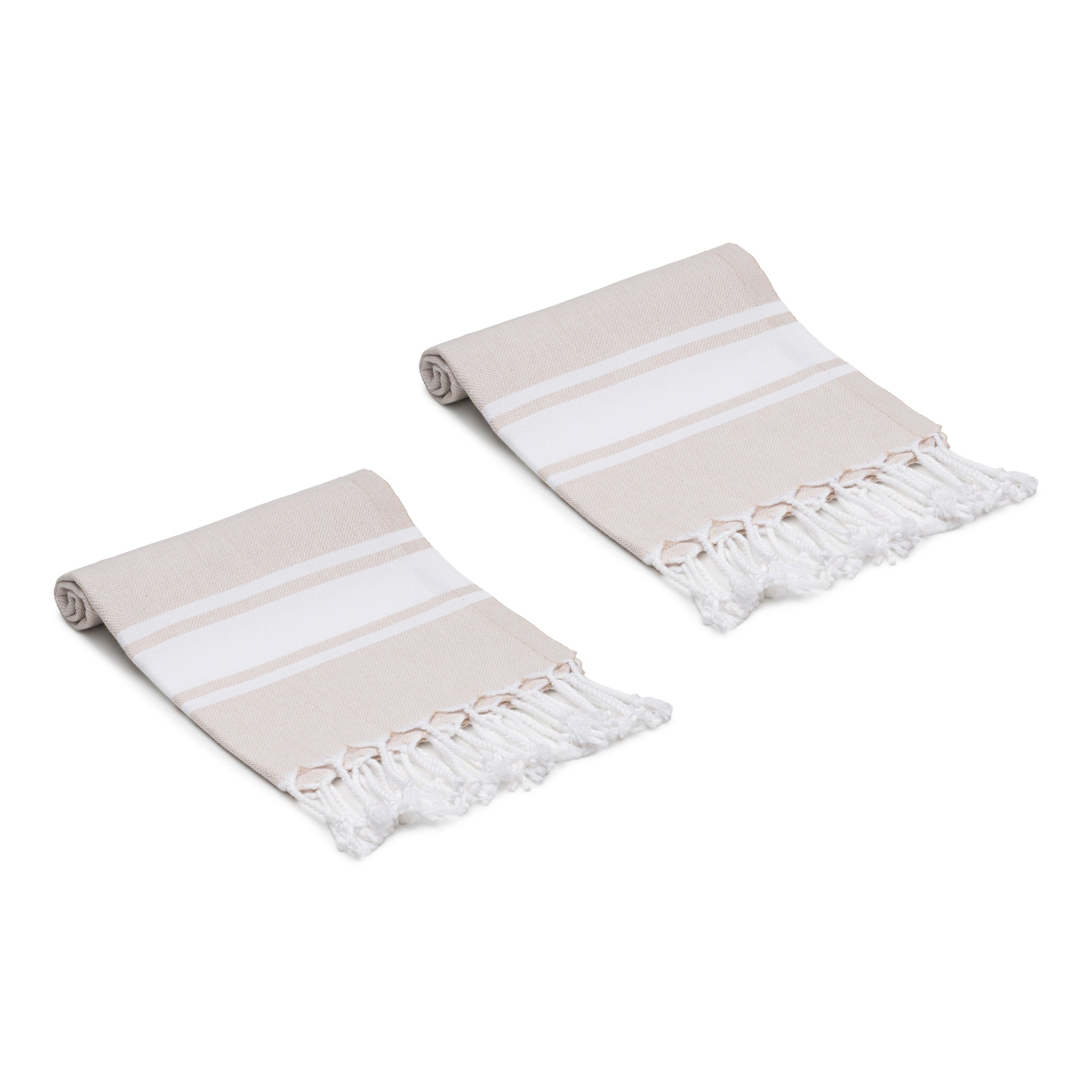 Mono Stripe Turkish Cotton Hand & Kitchen Towel Bundle
