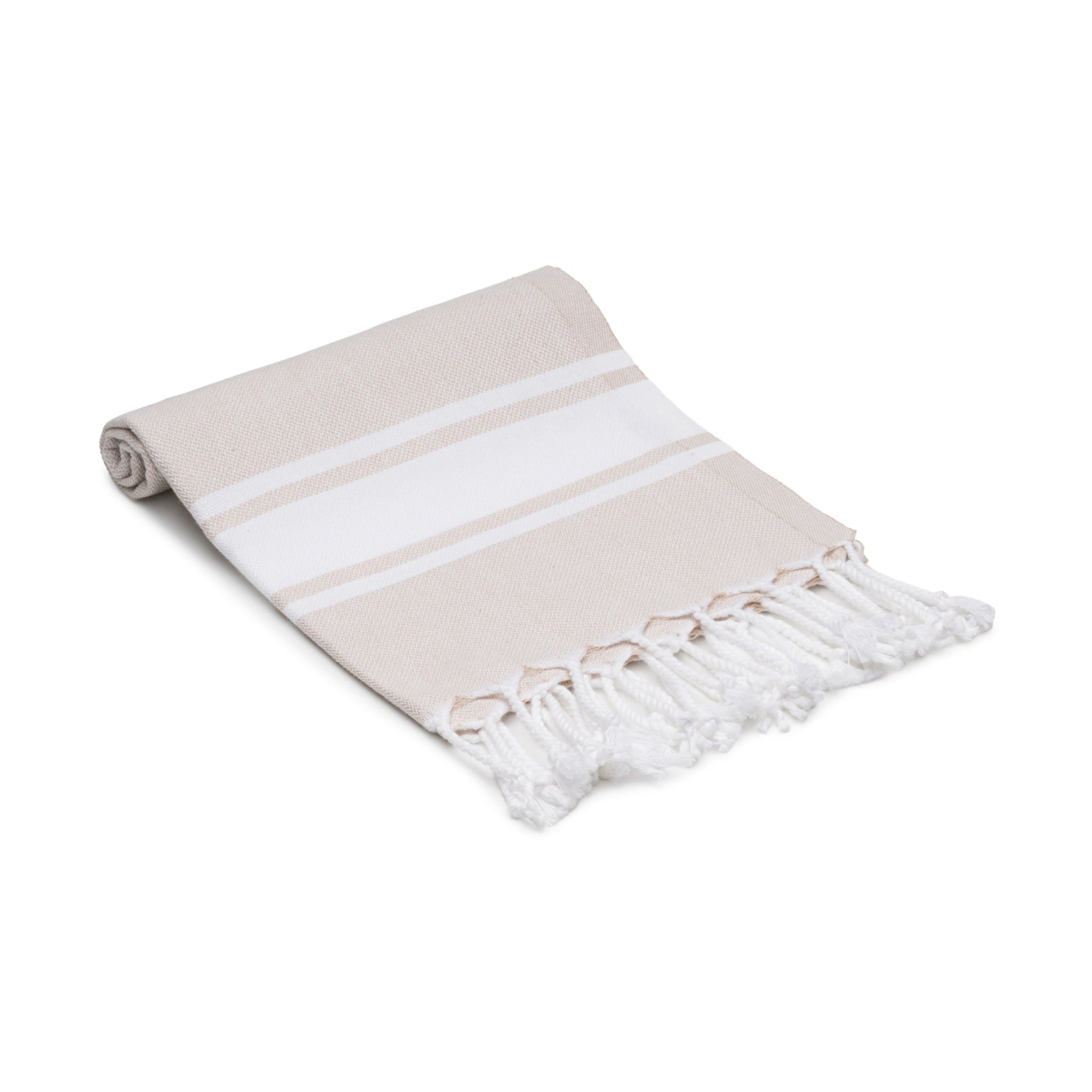 Mono Stripe Turkish Cotton Hand & Kitchen Towel Bundle