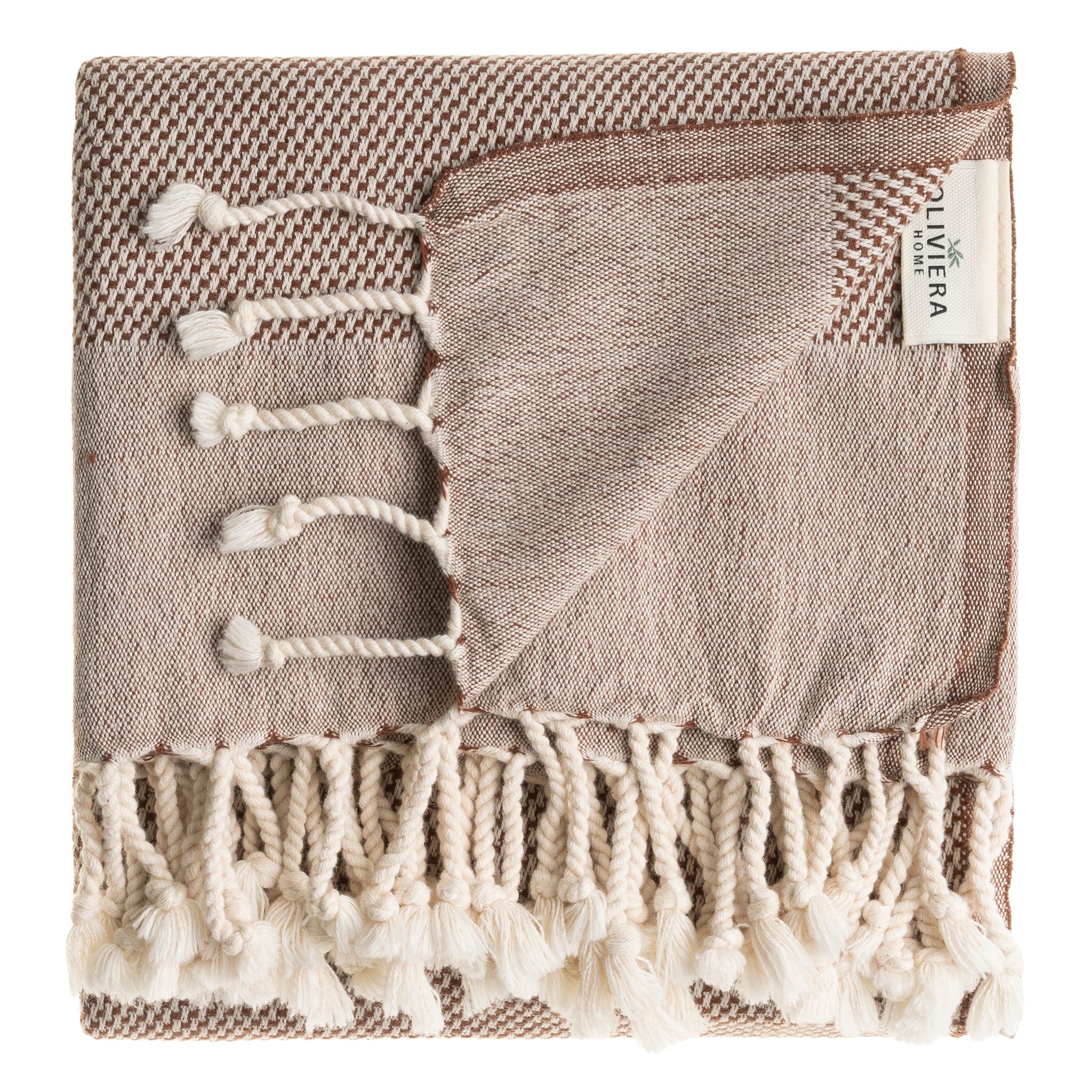 Whisper Weight Honeycomb Turkish Cotton Towel Throw