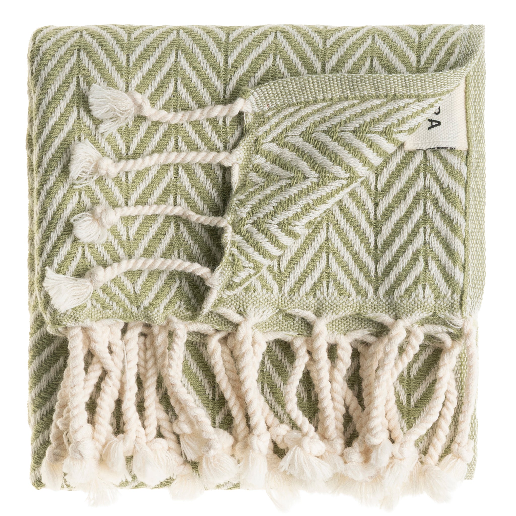 Herringbone Turkish Cotton Hand Towel Set of 2