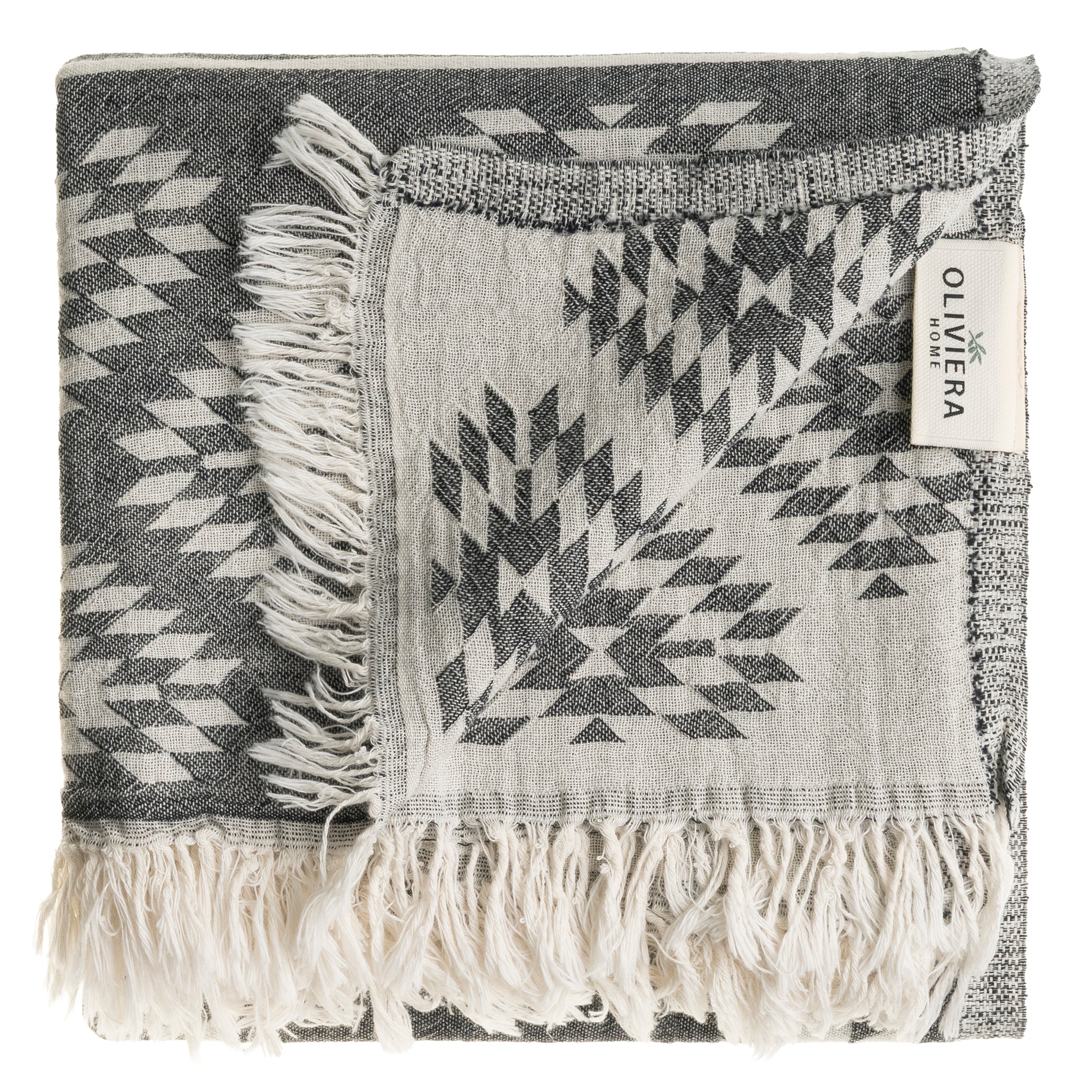 Aztec Turkish Cotton Hand Towel Set of 2