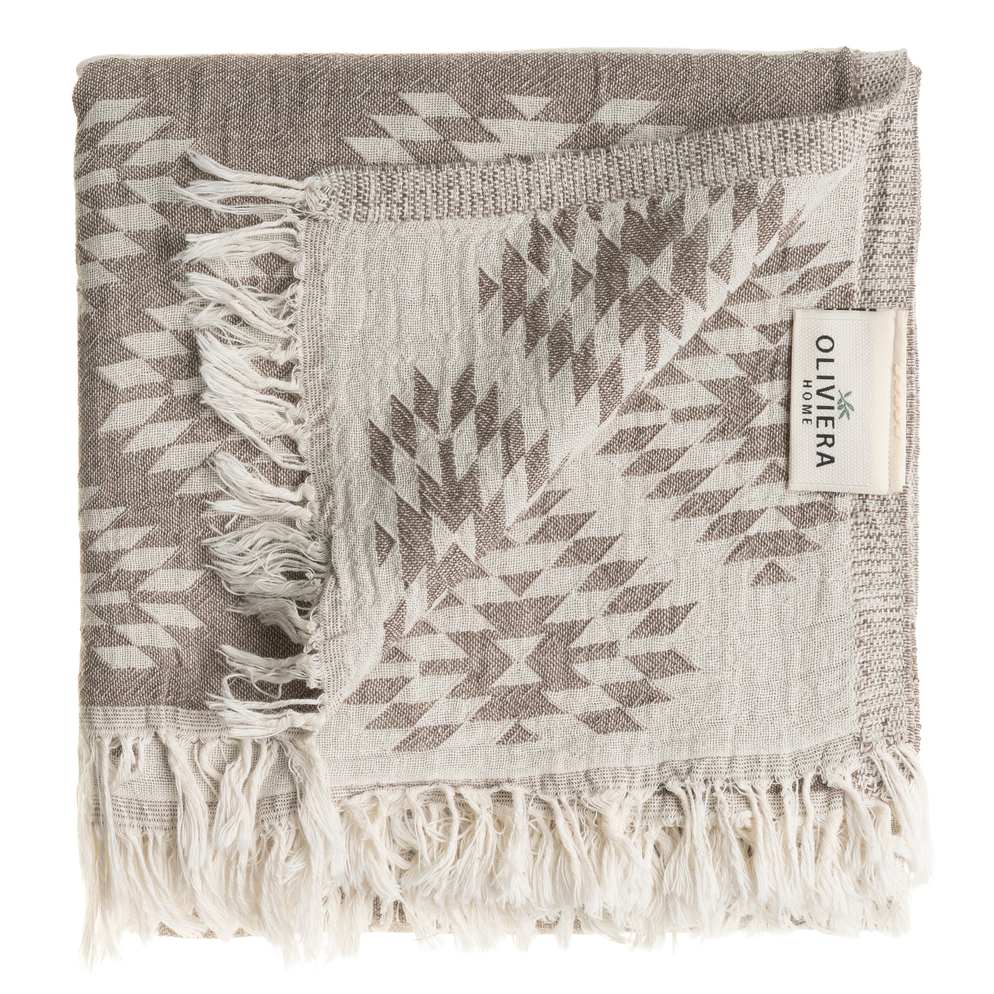 Aztec Turkish Cotton Hand Towel Set of 2