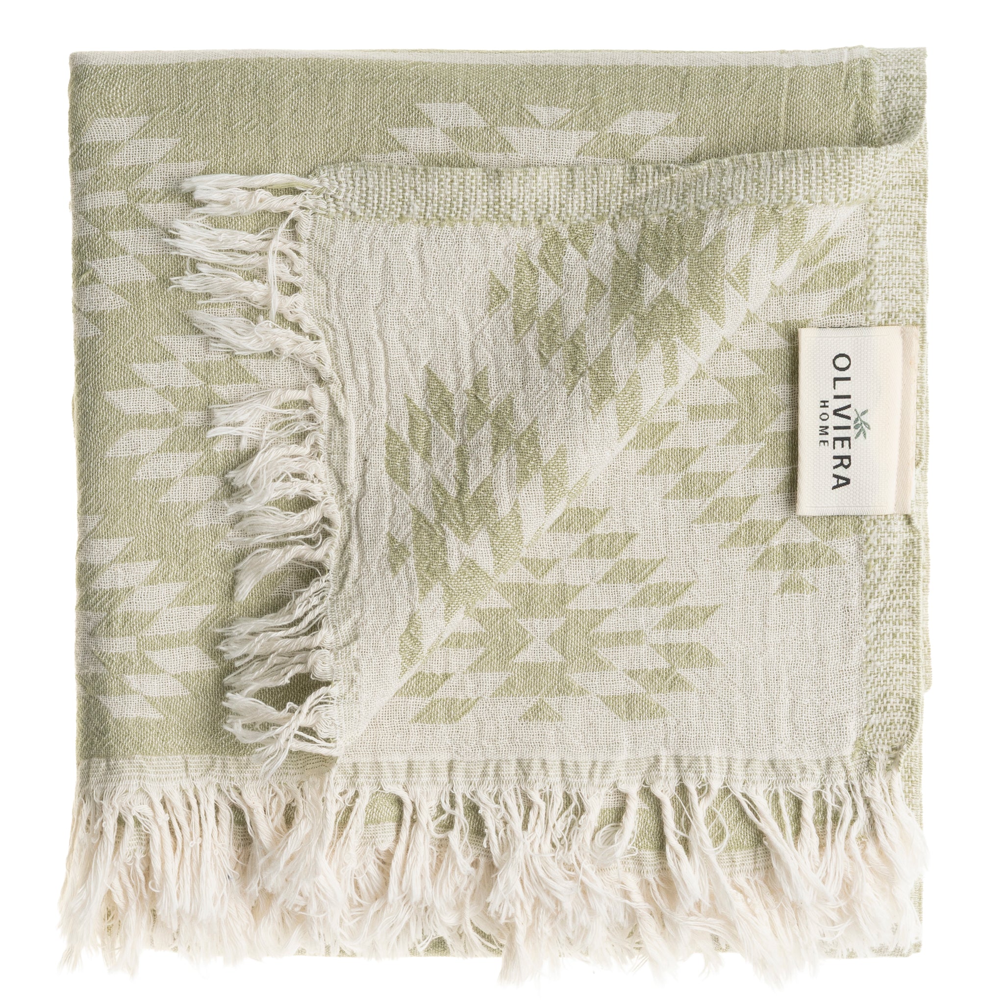 Aztec Turkish Cotton Hand Towel Set of 2