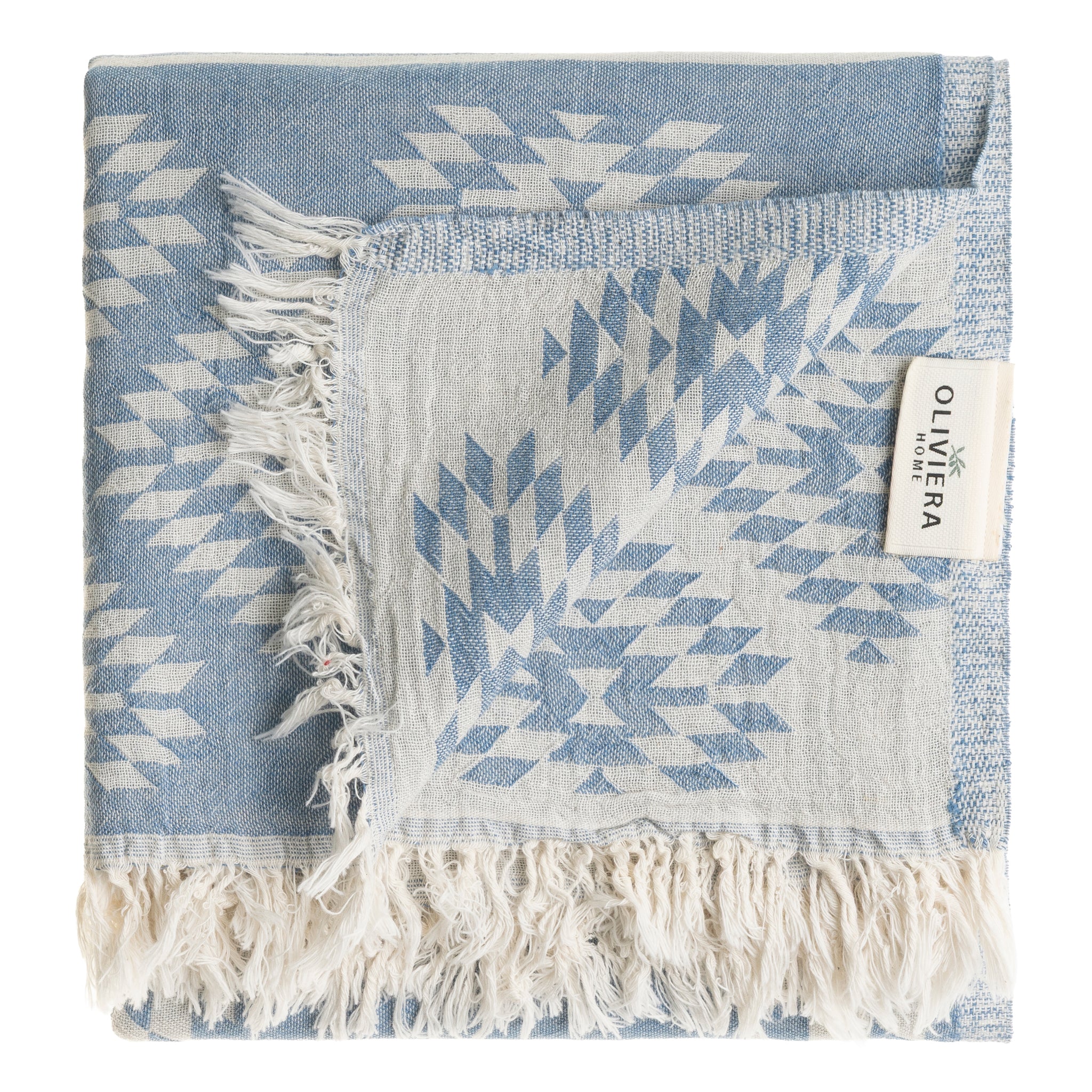 Aztec Turkish Cotton Hand Towel Set of 2