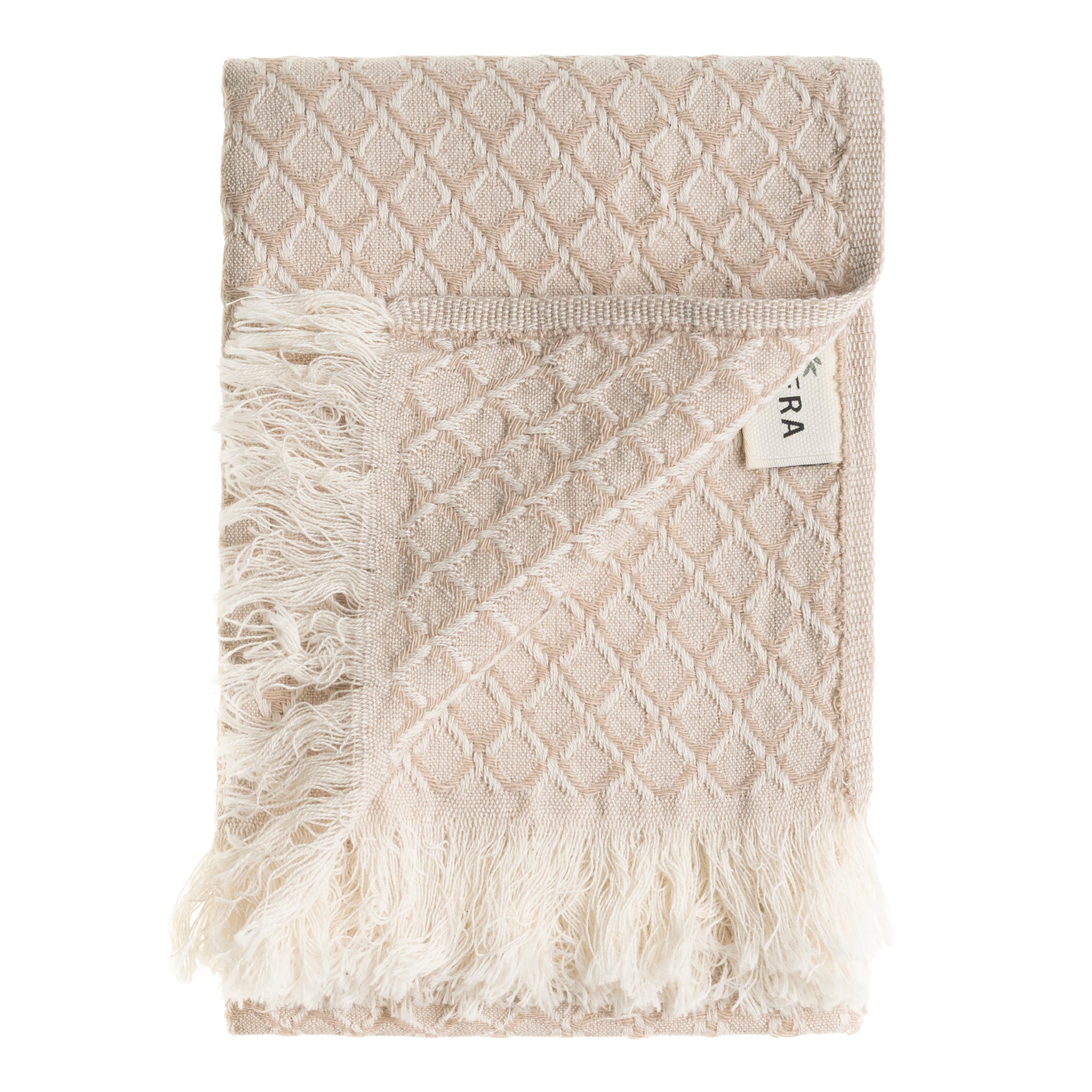 Serenity Grid Turkish Cotton Towels