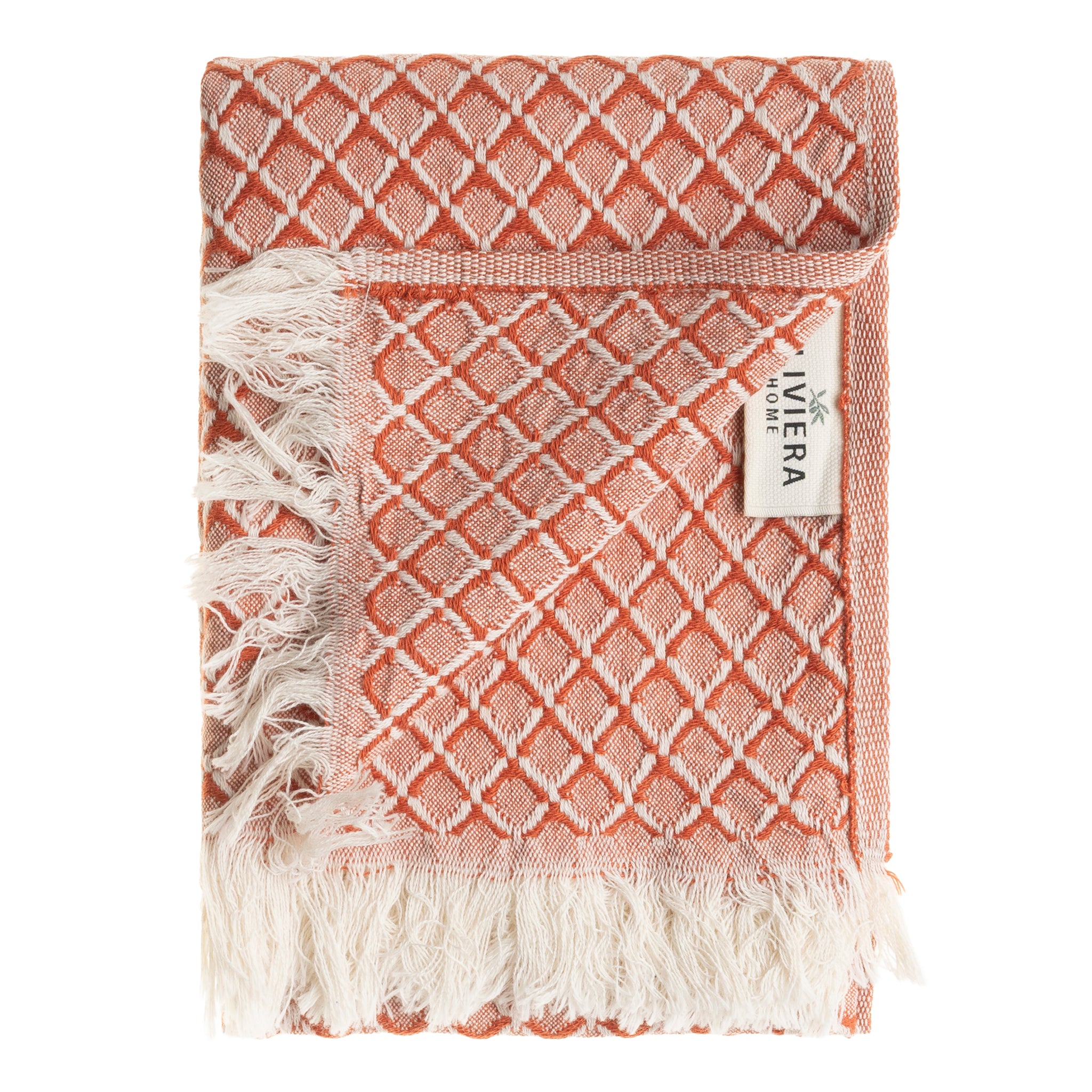 Serenity Grid Turkish Cotton Towels